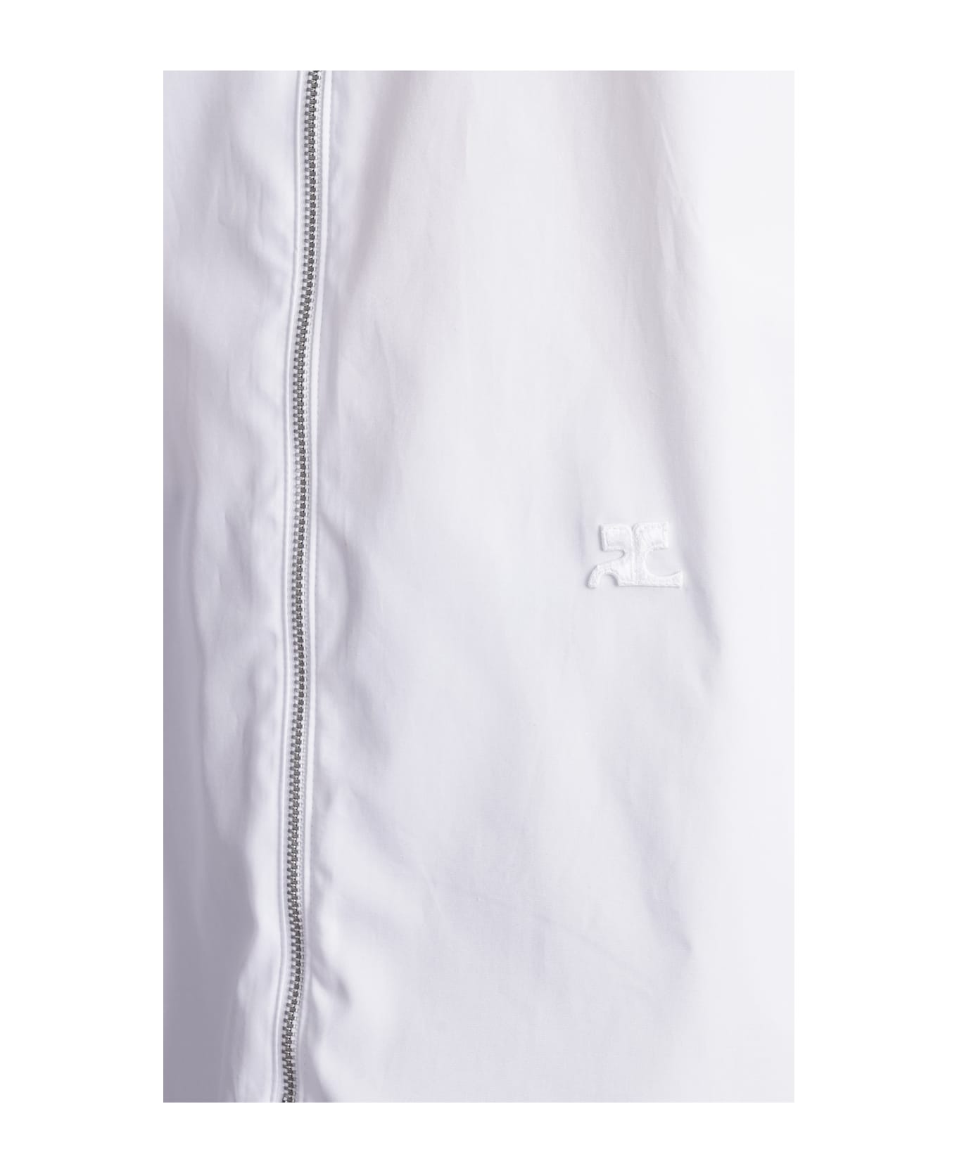 Courrèges Shirt In White Cotton - white