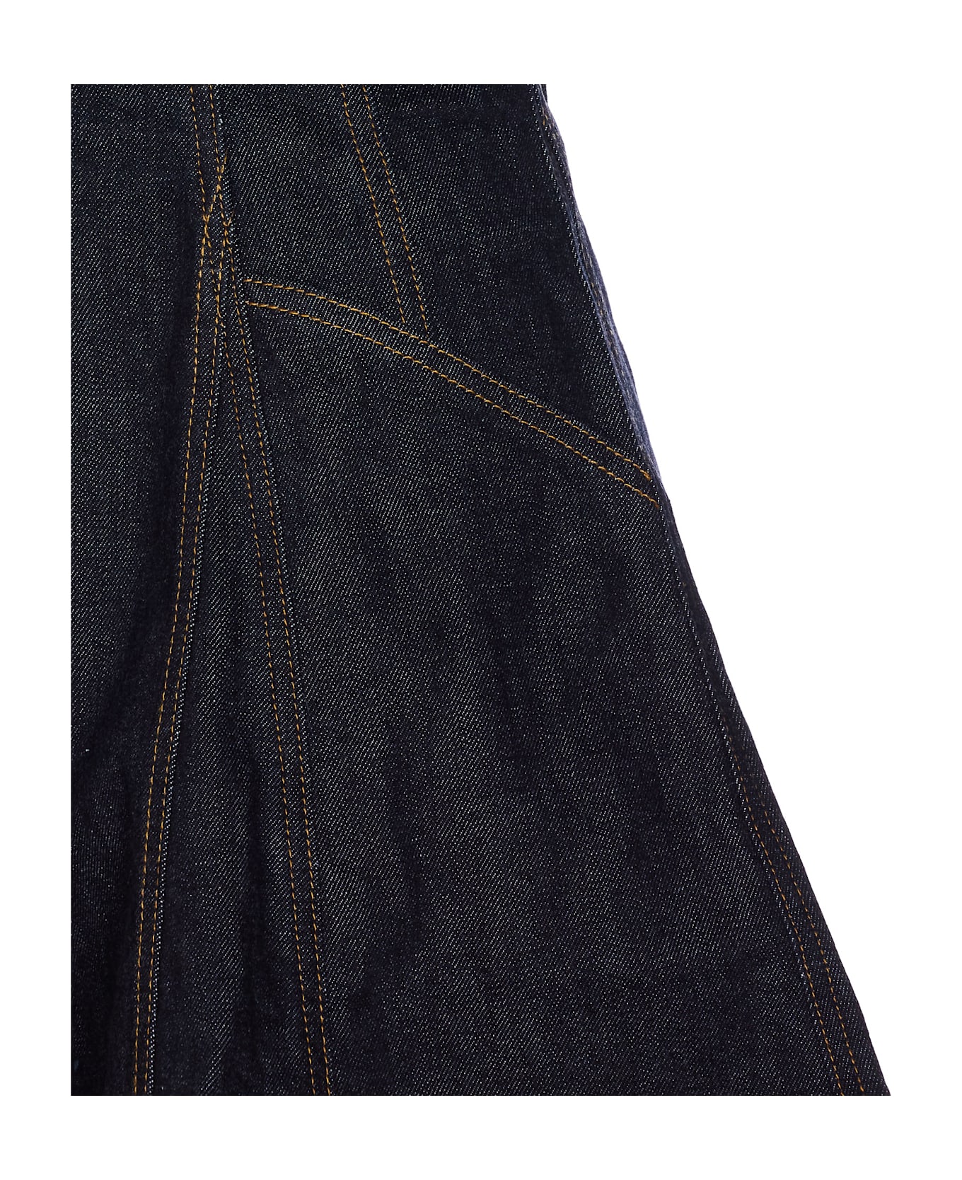 self-portrait Denim Mini Dress - Blue