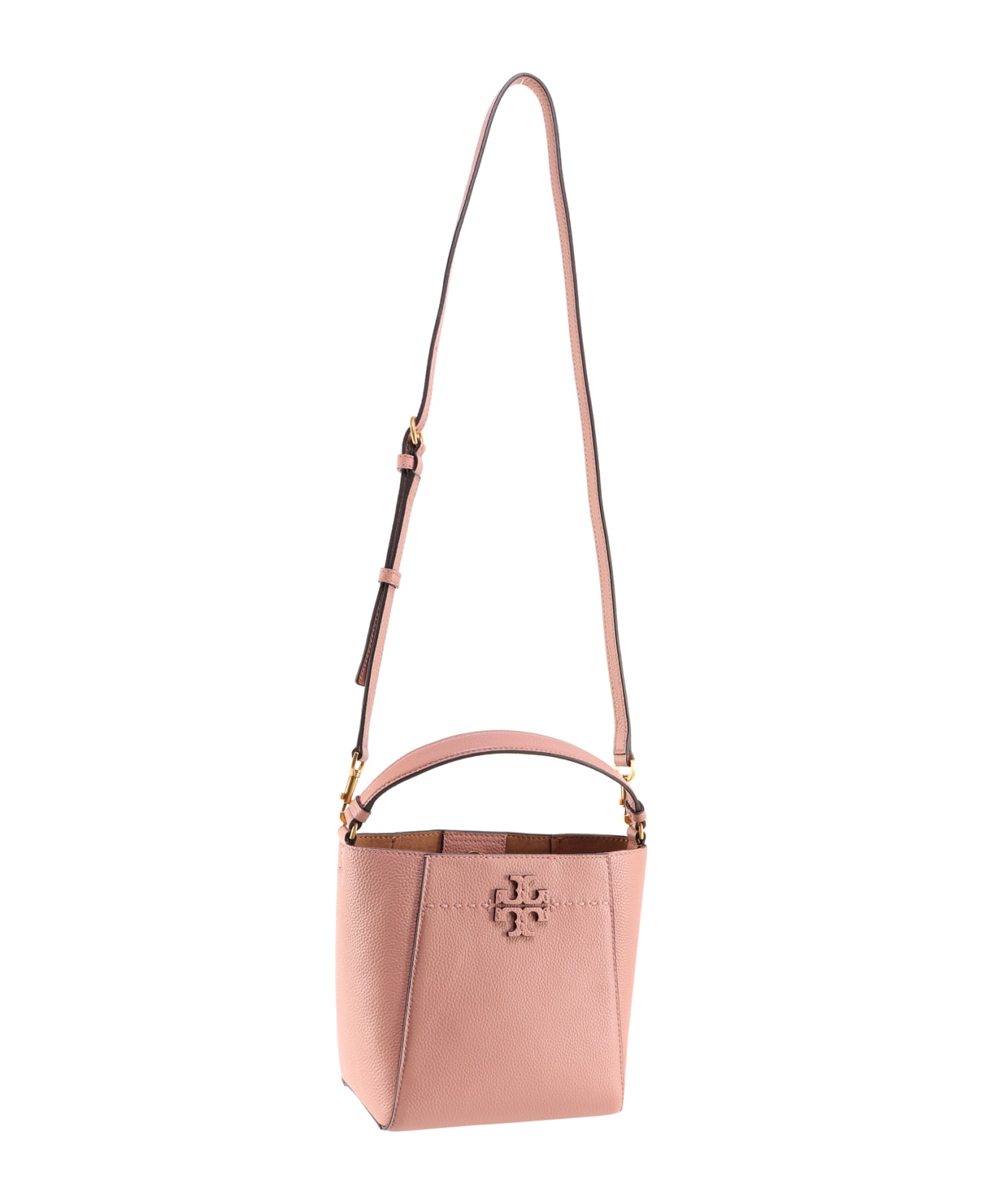 Tory Burch Mcgraw Bucket Bag - Pink