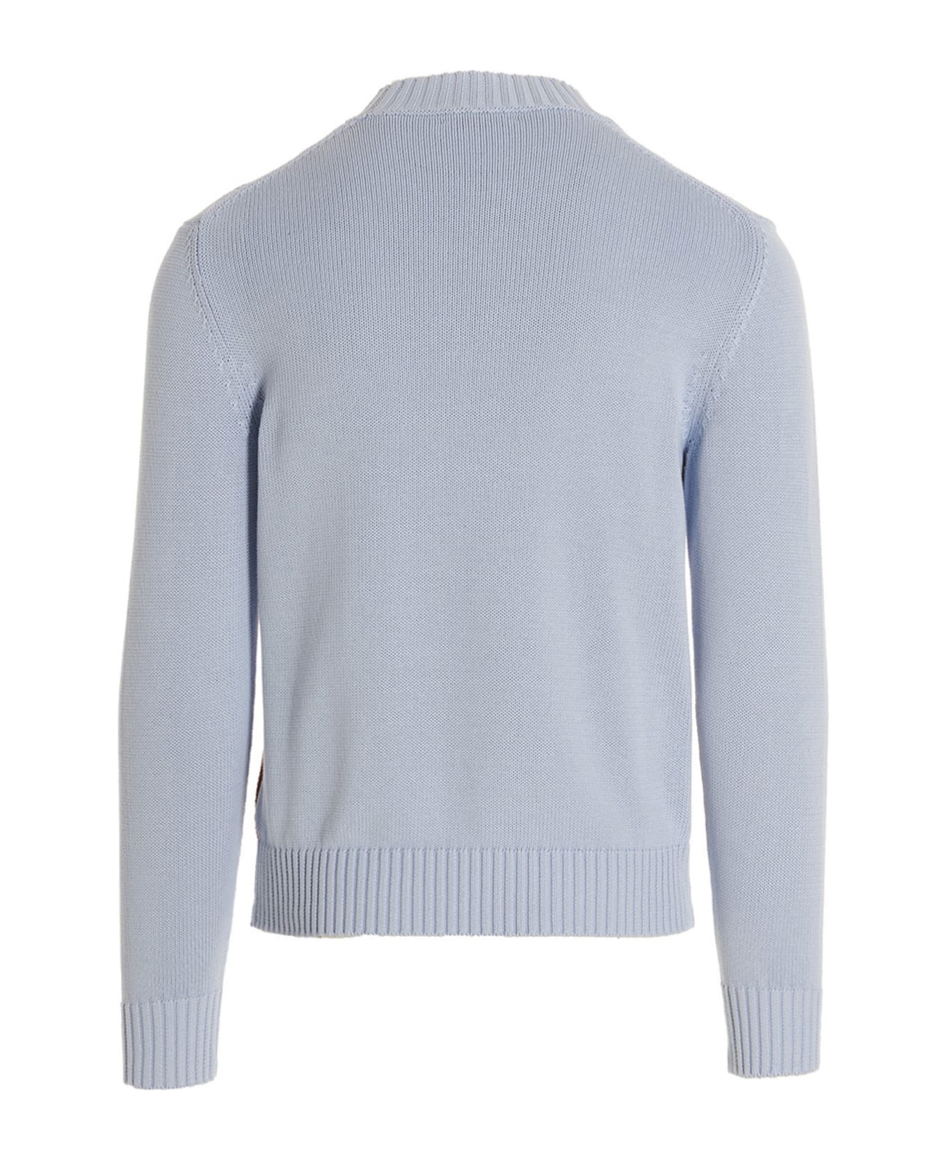 Ballantyne 'argyle' Sweater - Light Blue