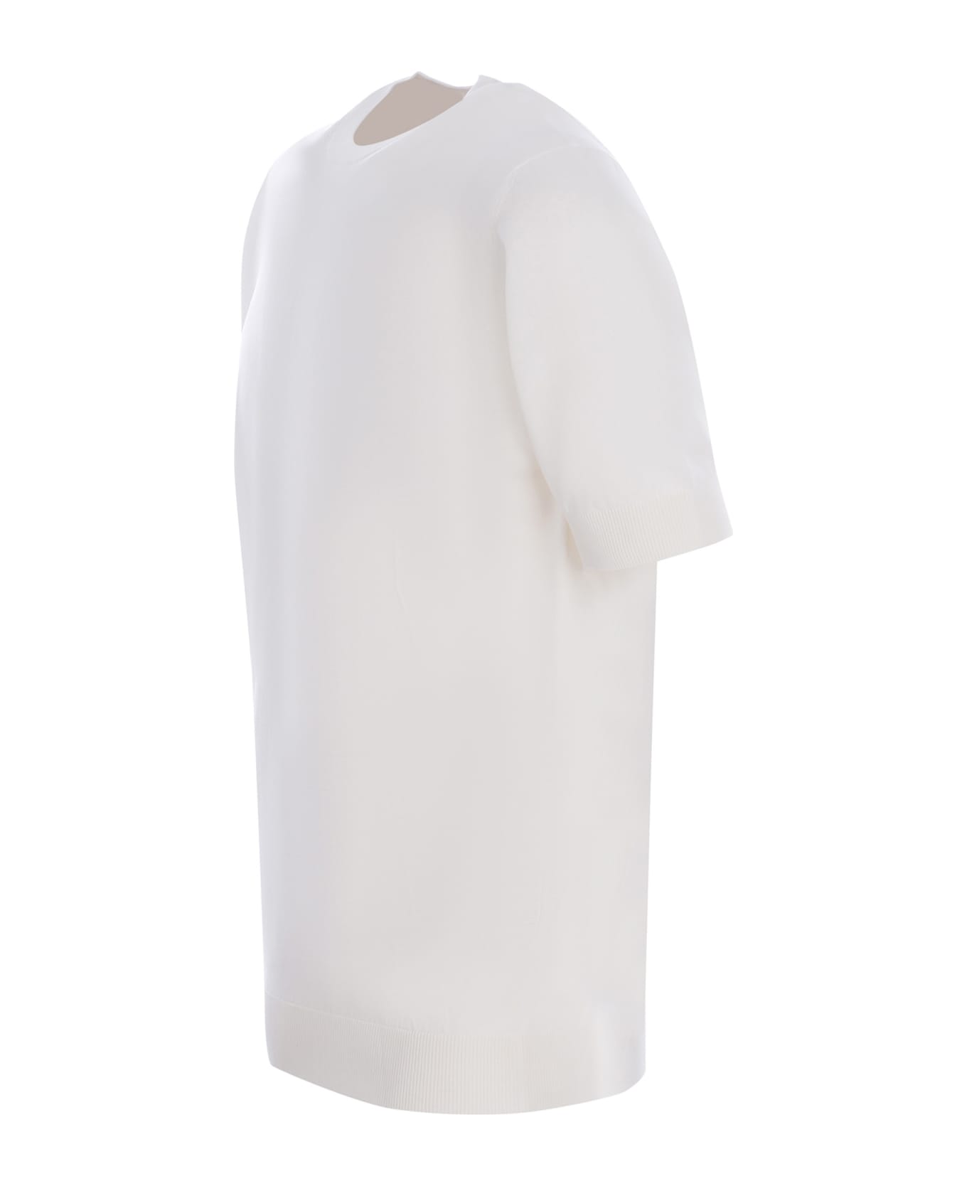 Filippo De Laurentiis Sweater Filippo De Laurentis Made Of Cotton - Bianco