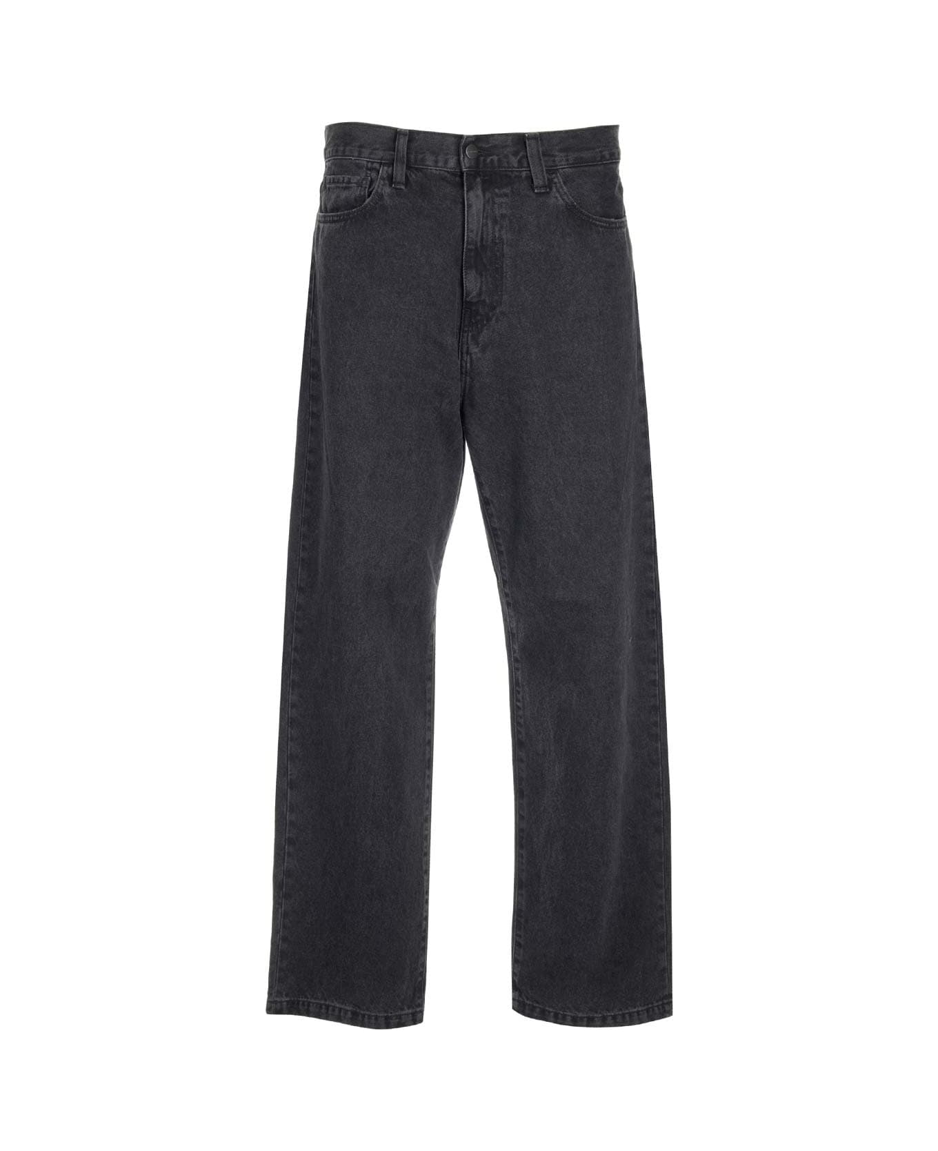 Carhartt 'landon' Straight Leg Jeans - BLACK STONE WASH