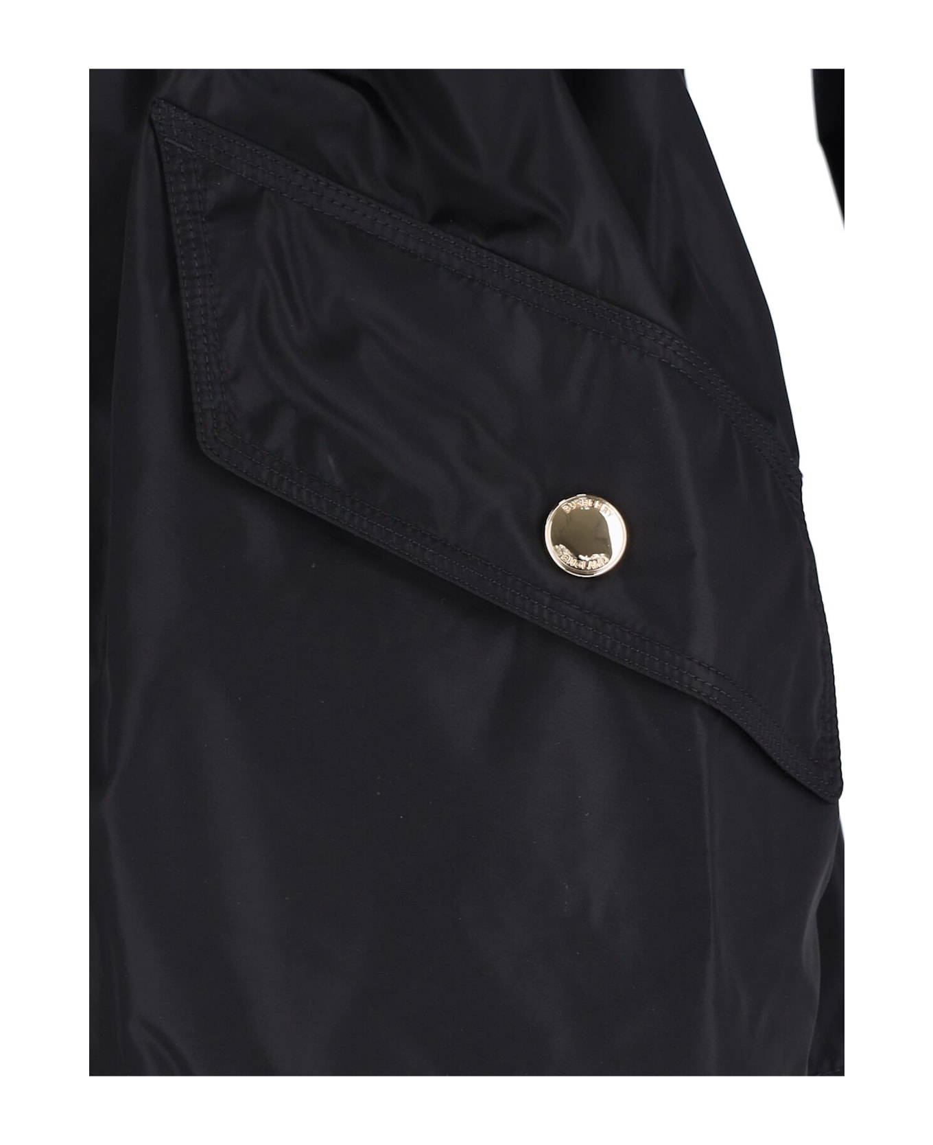 Burberry 
check
 Zip Jacket - Black  