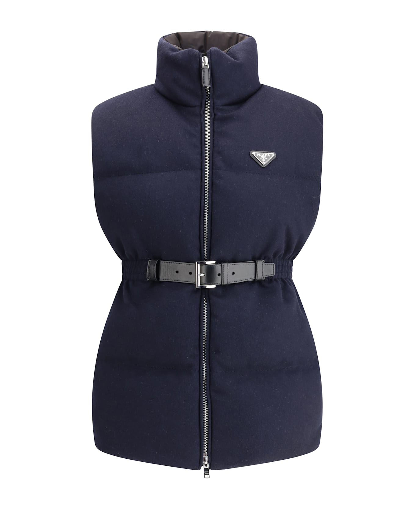 Prada Flannel Down Vest