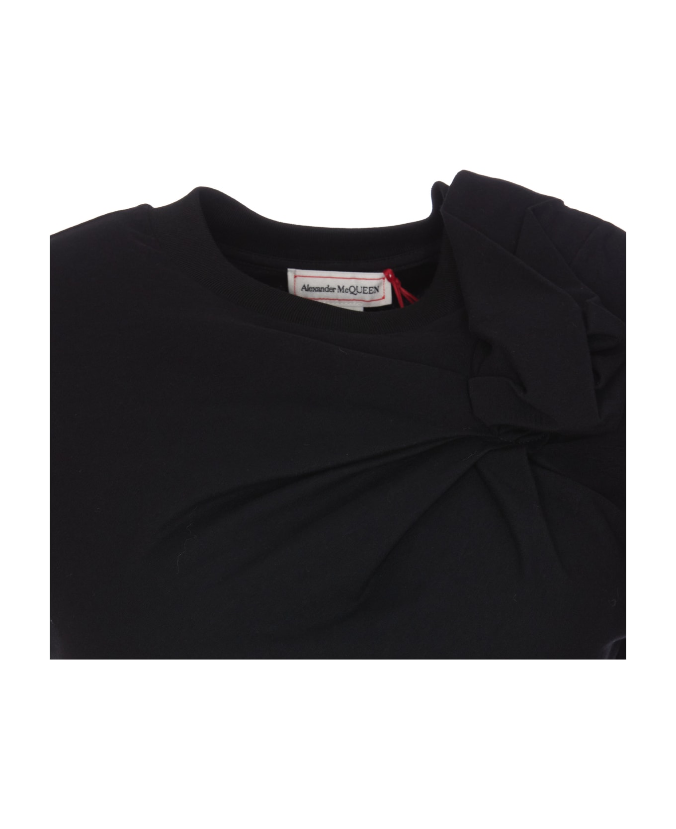 Alexander McQueen 3d Flower T-shirt - Black