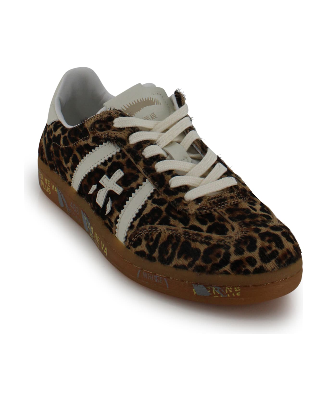 Premiata Leopard Print Sneakers