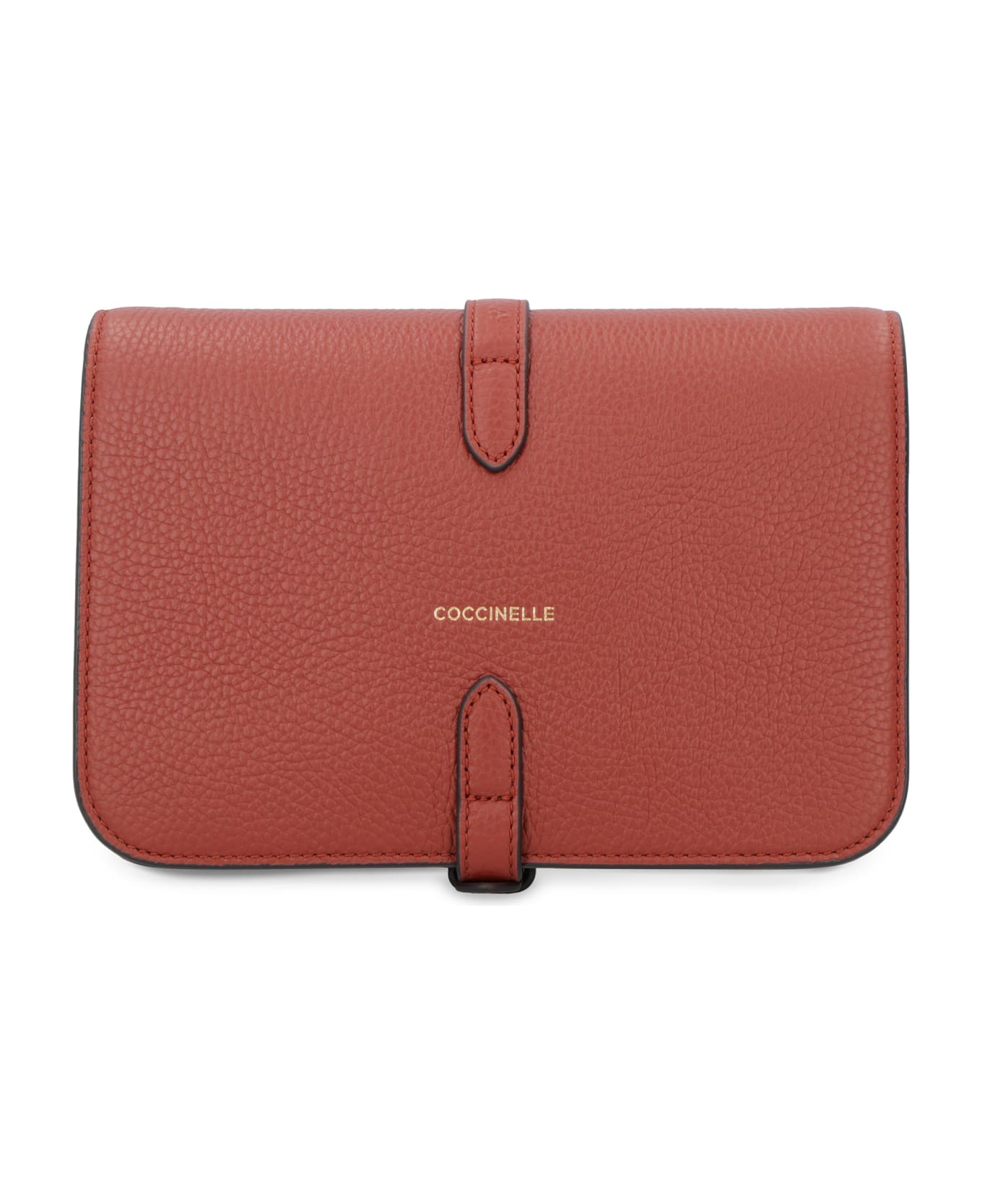 Coccinelle Cosima Leather Crossbody Bag - red