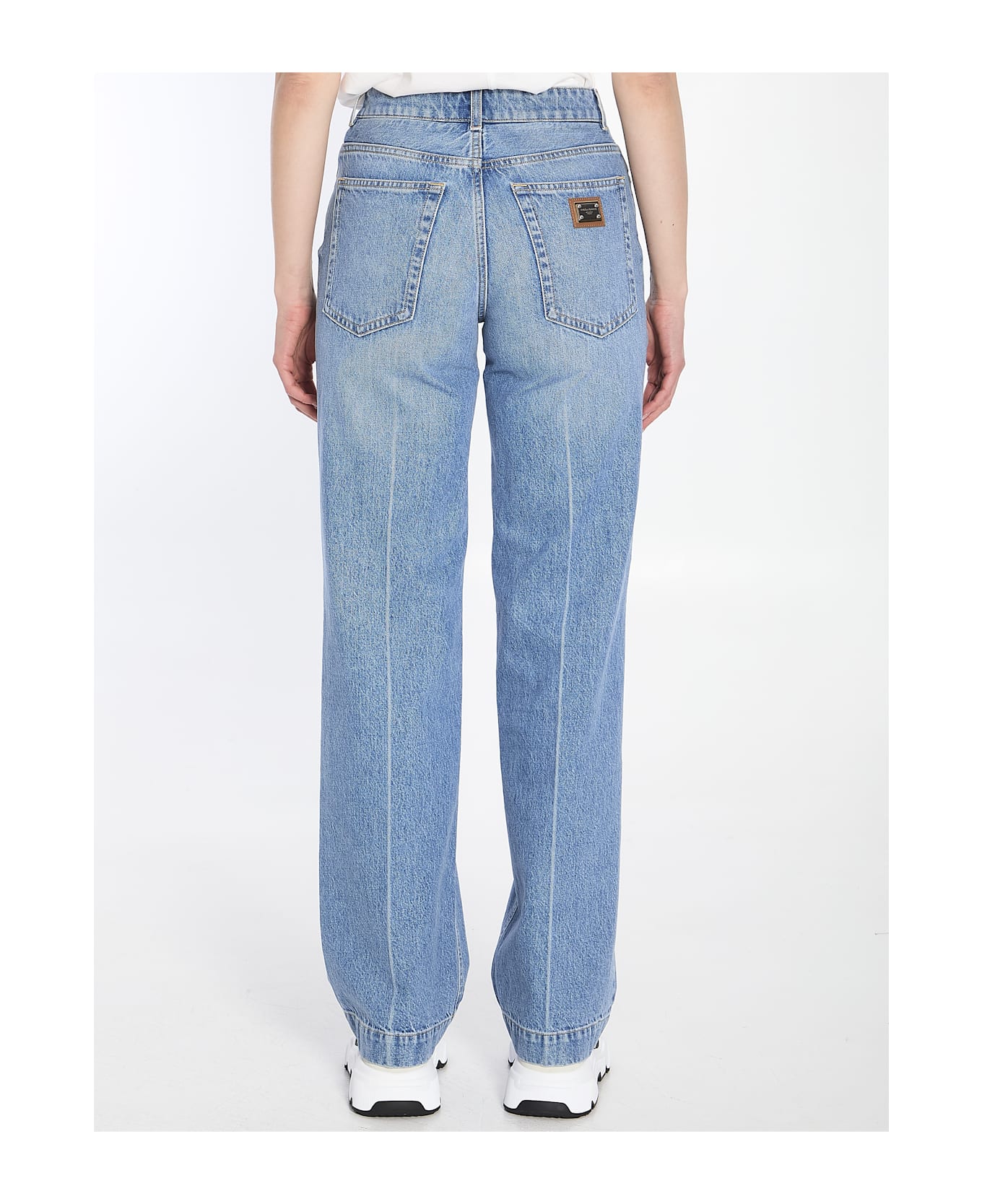 Dolce 
Gabbana Wide-leg Jeans - LIGHT BLUE