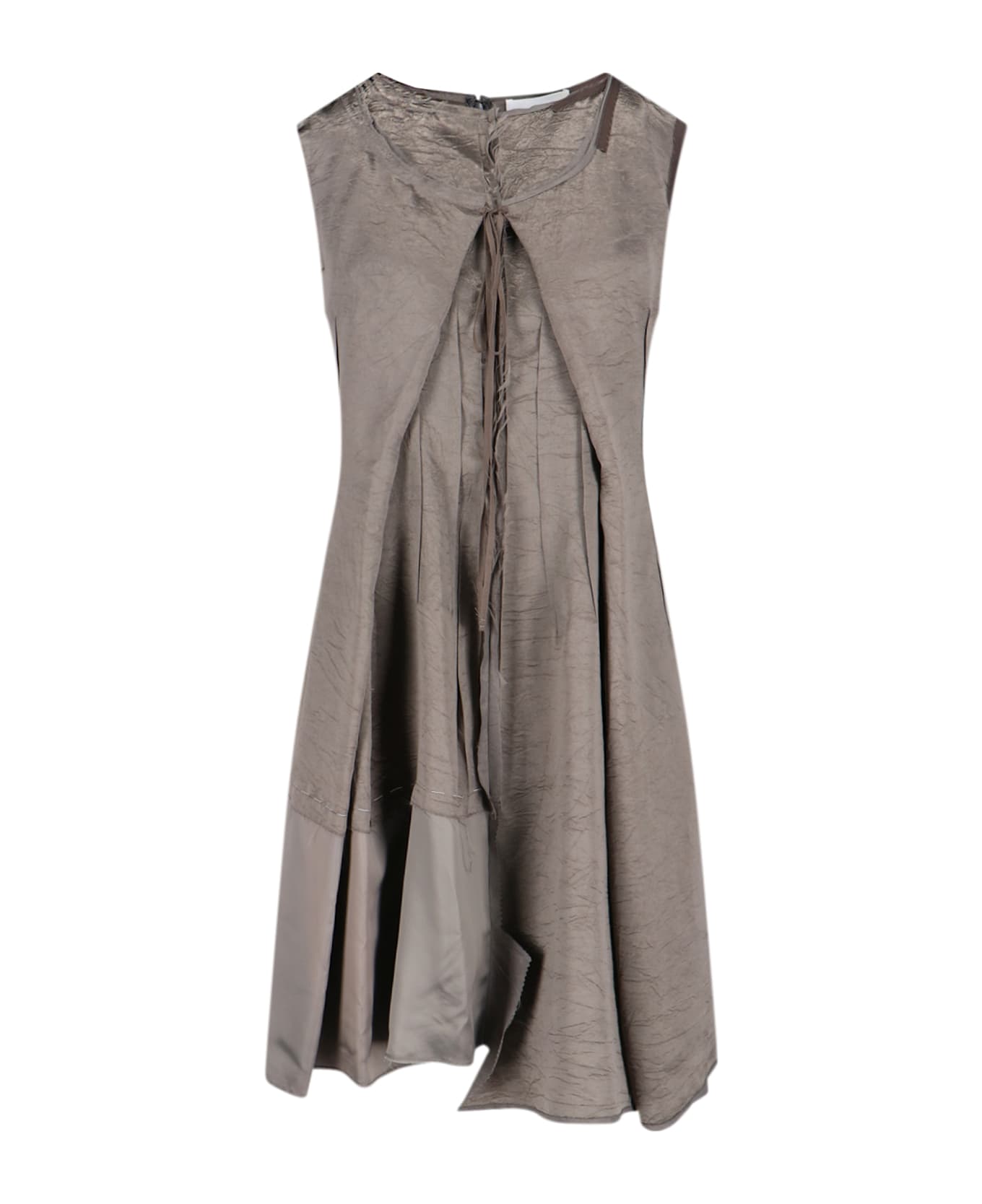 Maison Margiela 
anonimity Of The Lining
 Midi Dress - Taupe