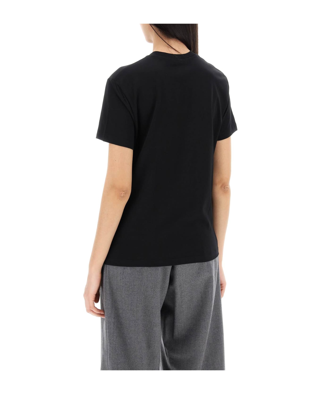 WARDROBE.NYC Boxy Crewneck T - BLACK (Black)