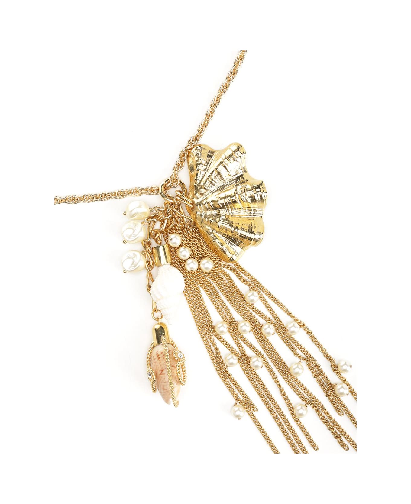 Chloé "shells" Pendant Necklace - Gold