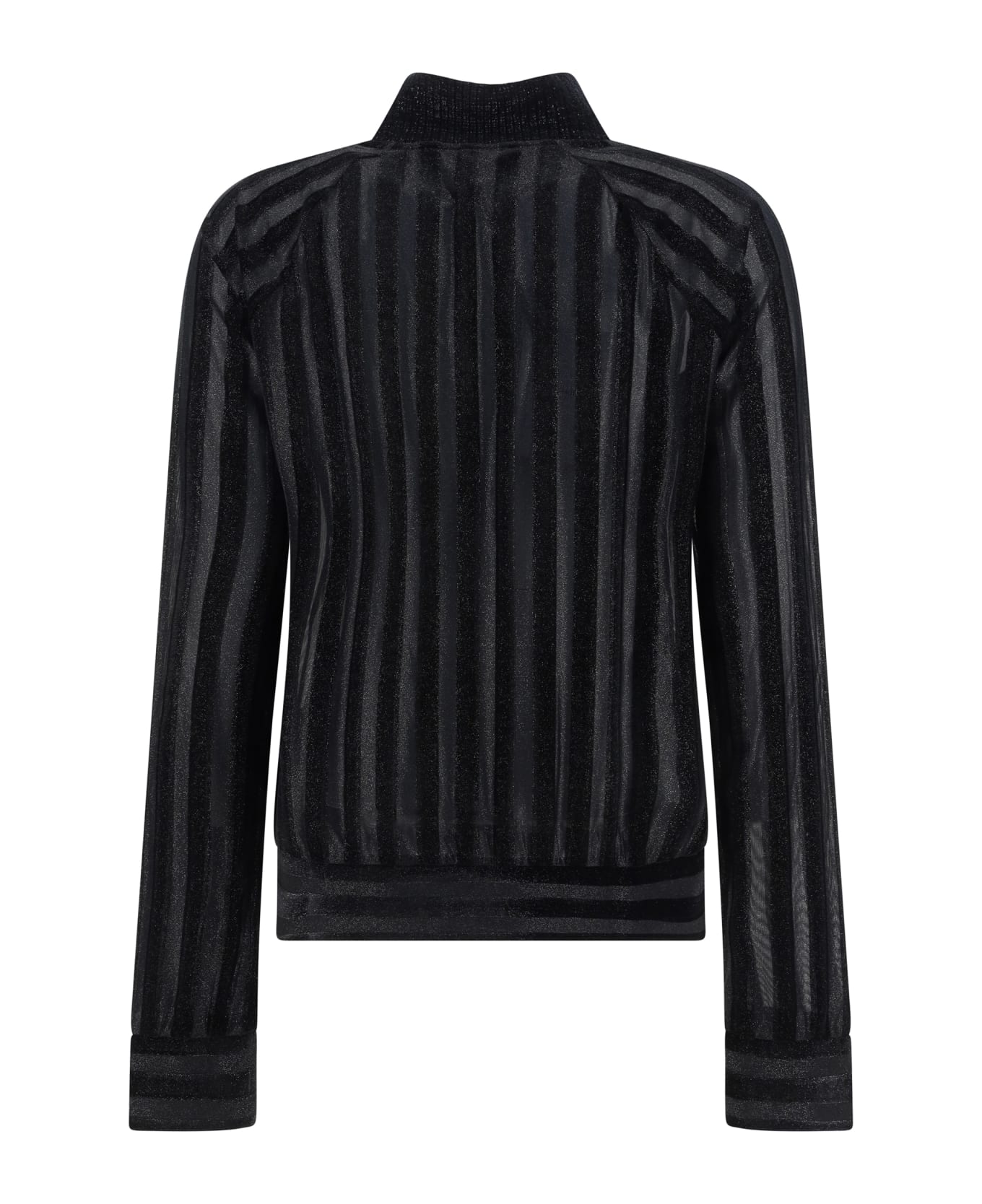 Balmain Turtleneck Sweater - Noir/argent ニットウェア