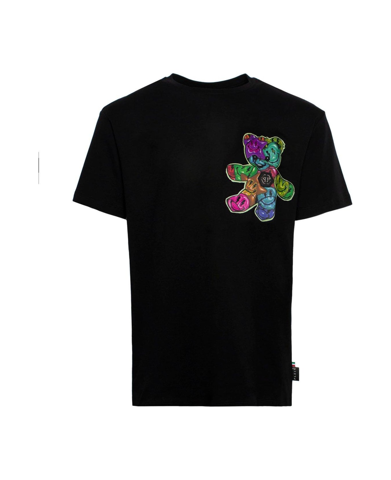 Philipp Plein Graphic Printed Crewneck T-shirt - Black シャツ