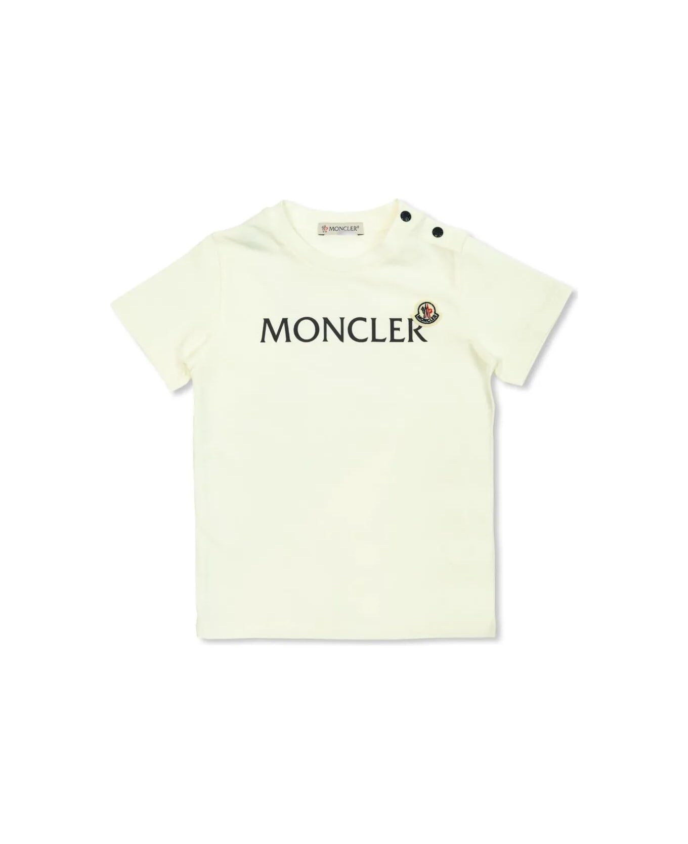 Moncler Short Sleeves T-shirt - White