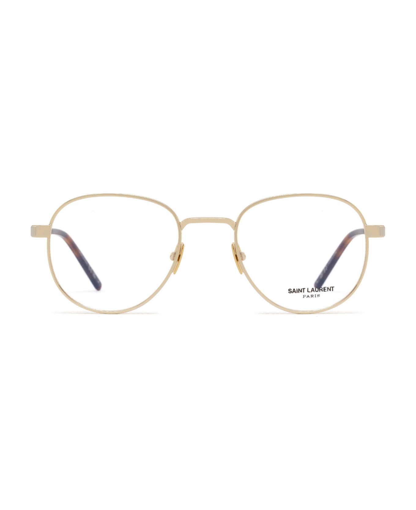 Saint Laurent Eyewear Sl 555 Opt Gold Glasses - Gold