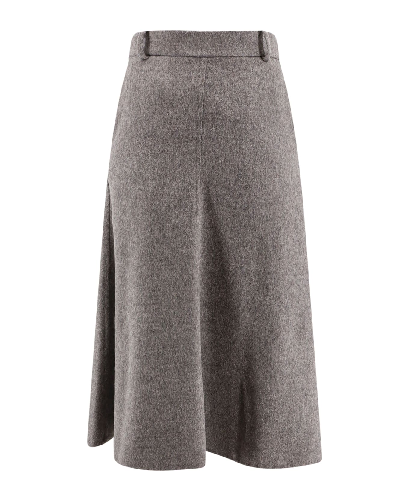 Brunello Cucinelli Flared Skirt - Grey