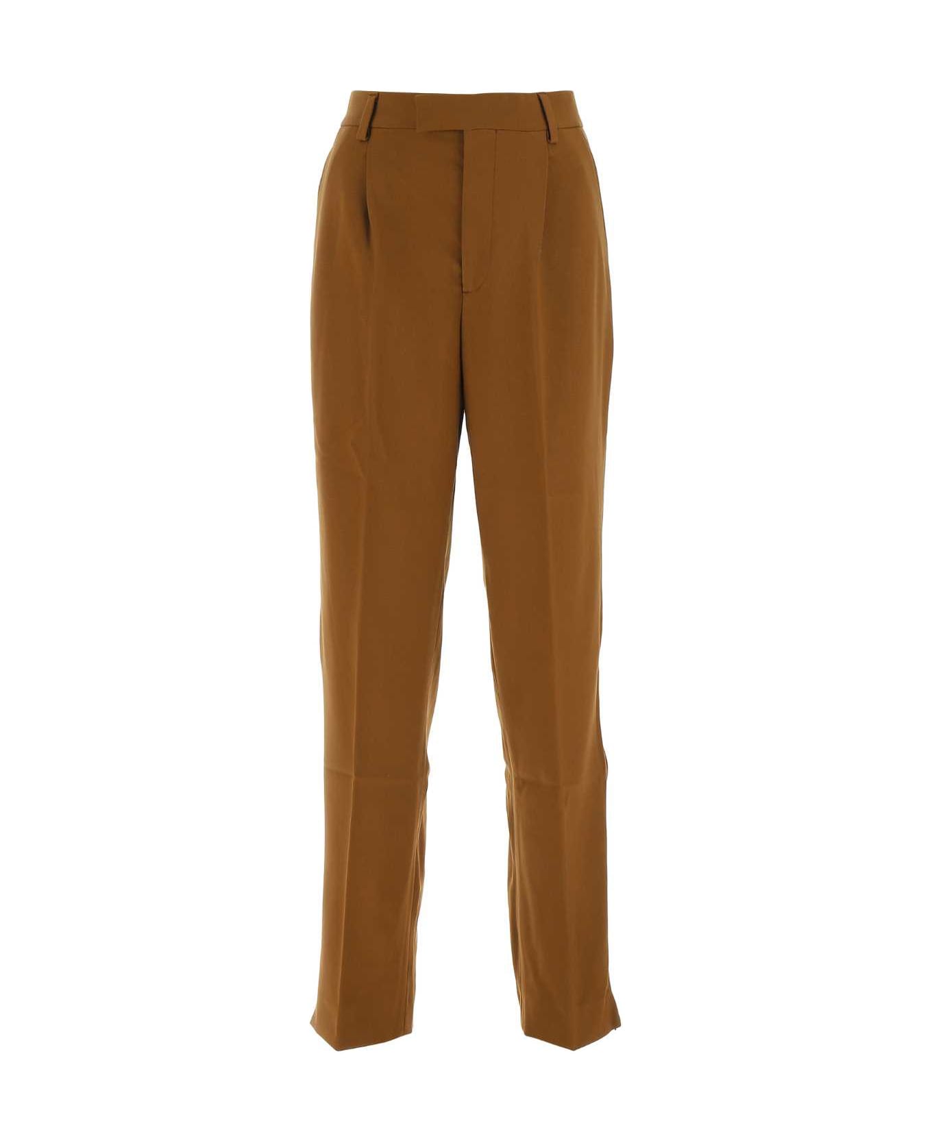 VTMNTS Brown Stretch Wool Pant - BROWN ボトムス