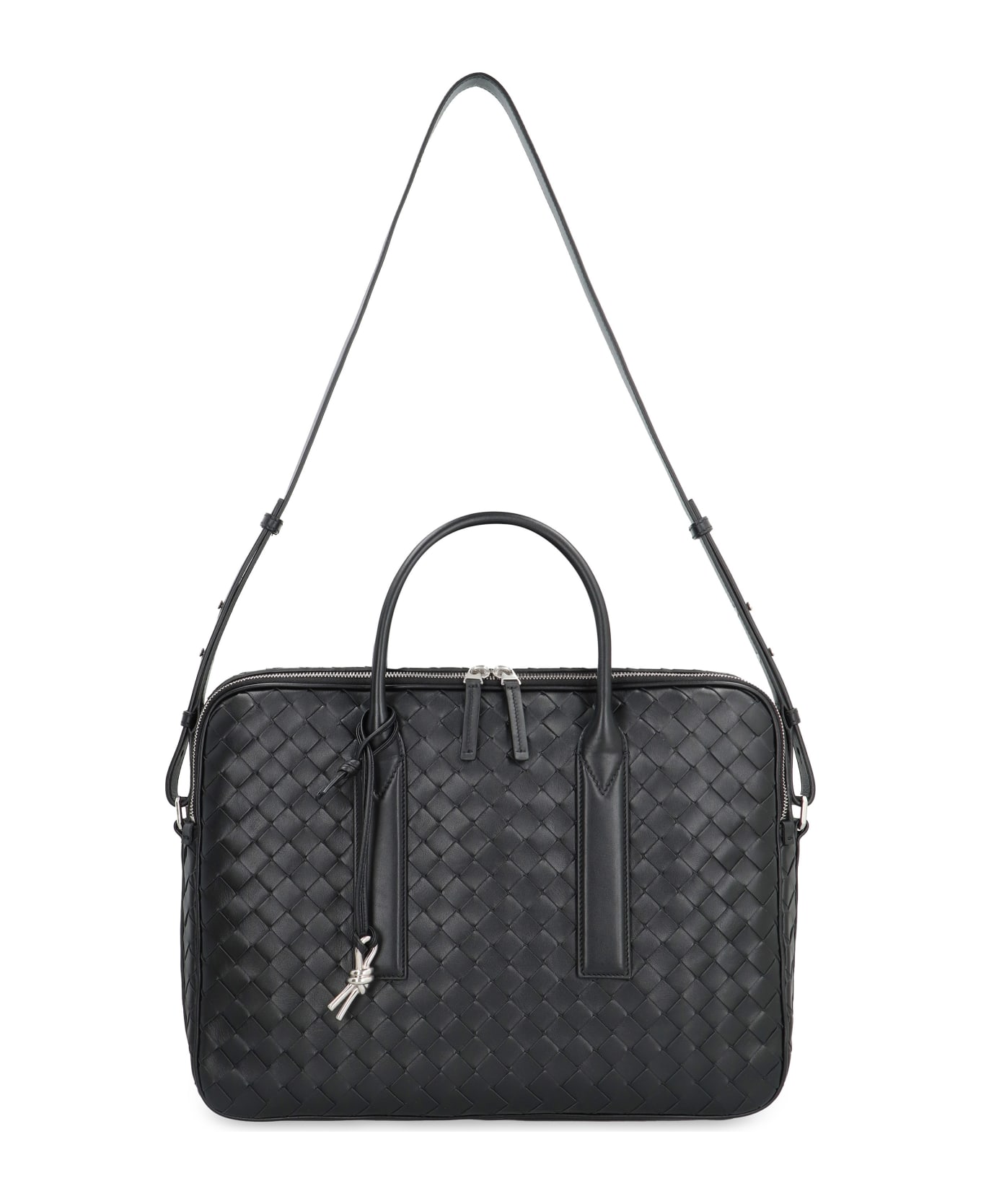 Bottega Veneta Getaway Briefcase - black