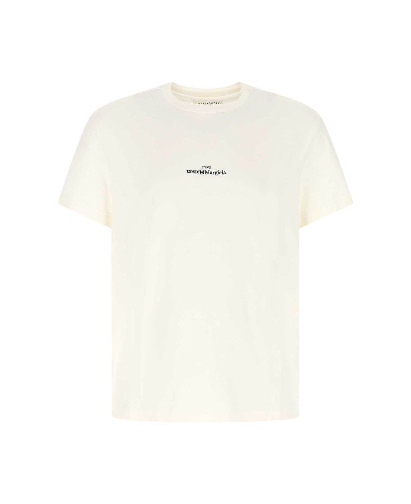 Maison Margiela Logo Printed T-shirt - White