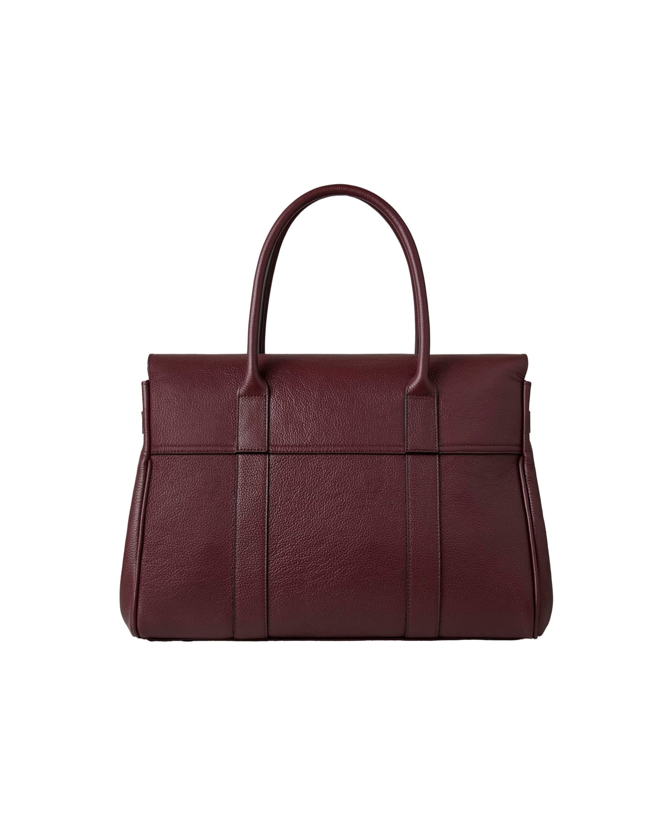 Mulberry 
bayswater Small
 Bordeaux Shoulder Bag With Twist-lock Closure In Grainy Leather Woman - Bordeaux