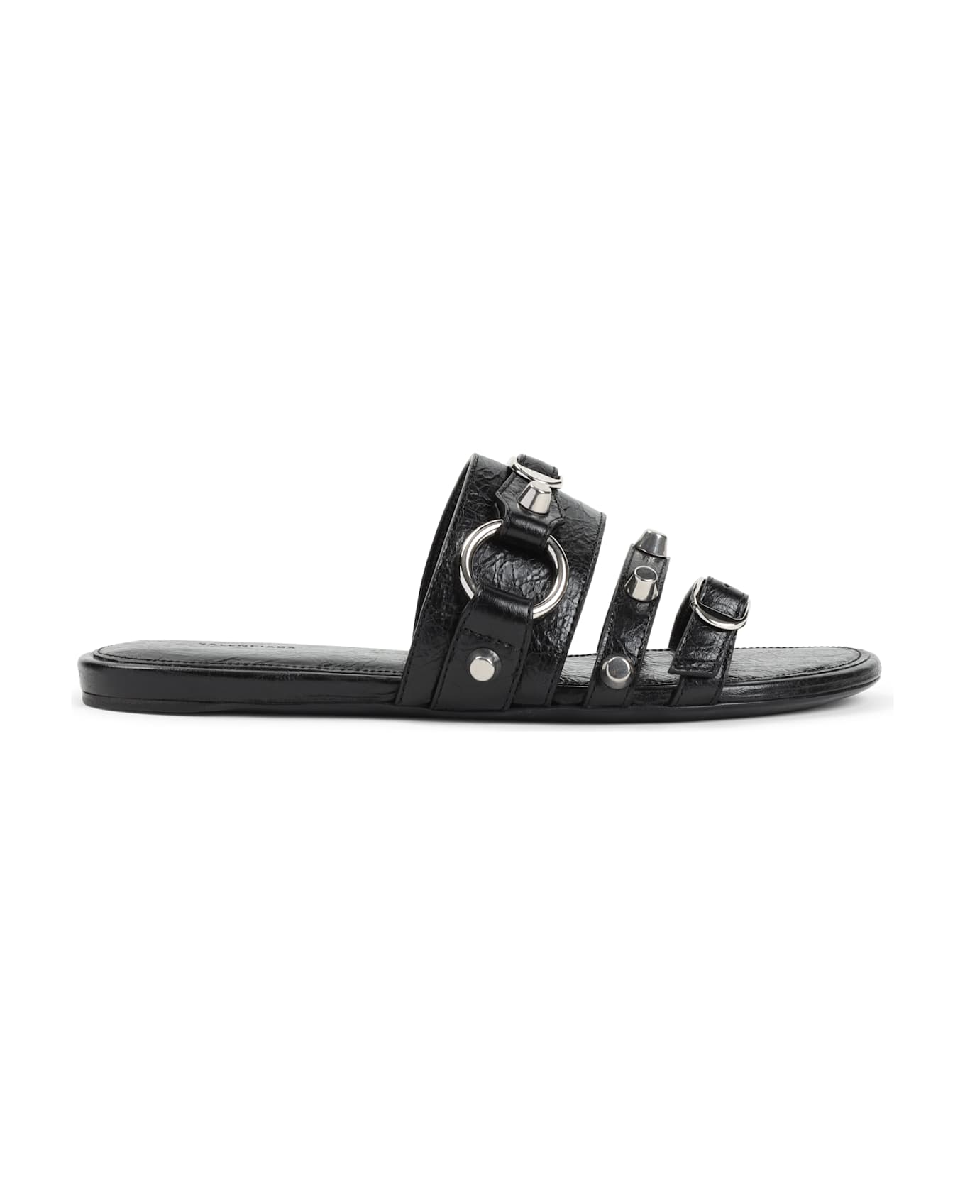 Balenciaga City Sandals - Black Silver