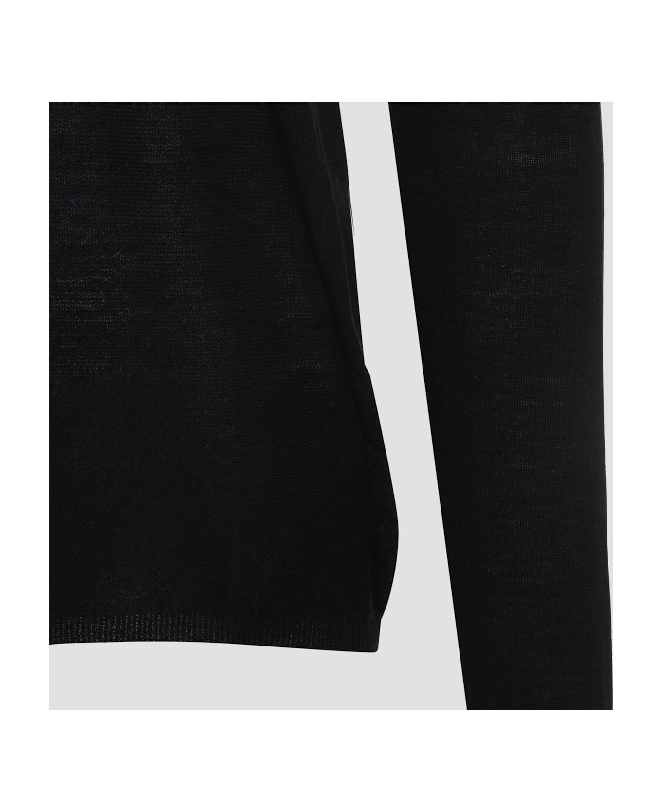 Rick Owens Biker Level Sweater - Black