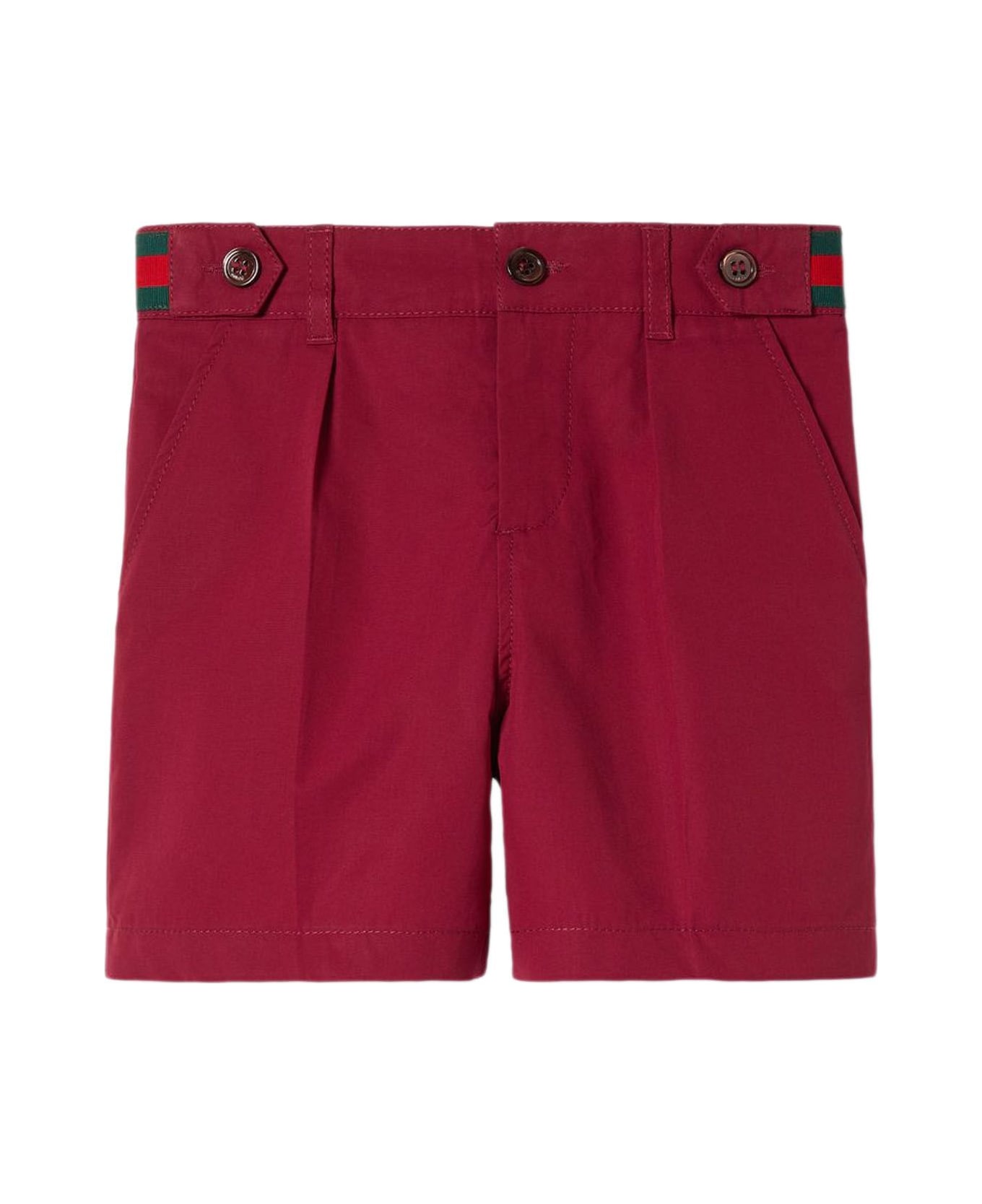 Gucci Kids Shorts Red - Red