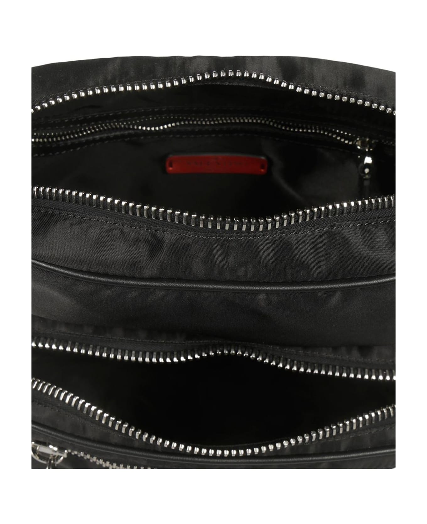 Valentino Garavani Garavani Logo Shoulder Bag - Black