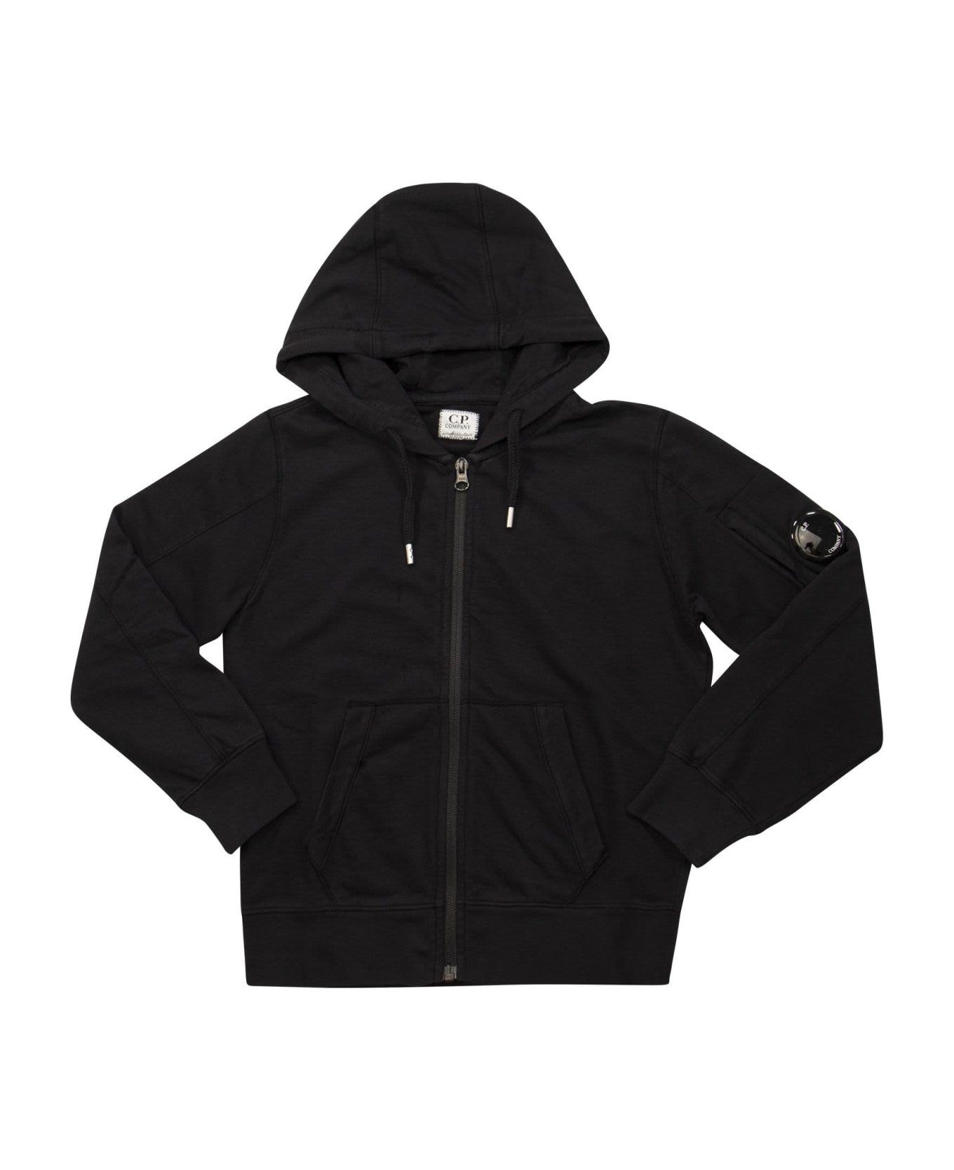 C.P. Company Hooded Sweatshirt - Black