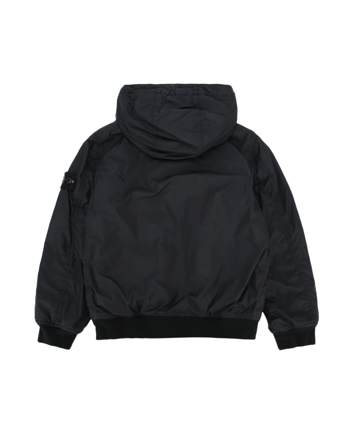 Stone Island Junior Short Parka - BLACK