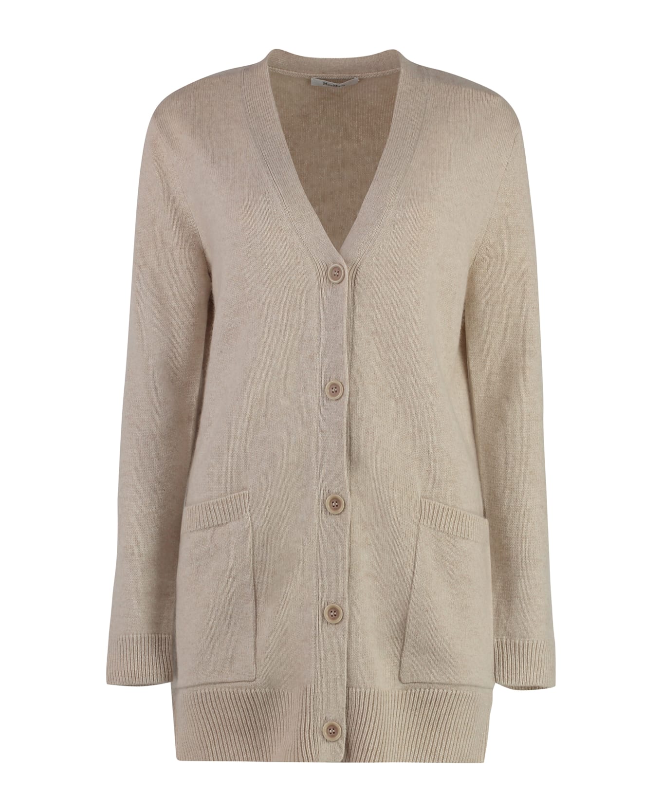 Max Mara Villar Wool And Cashmere Cardigan - Ecru