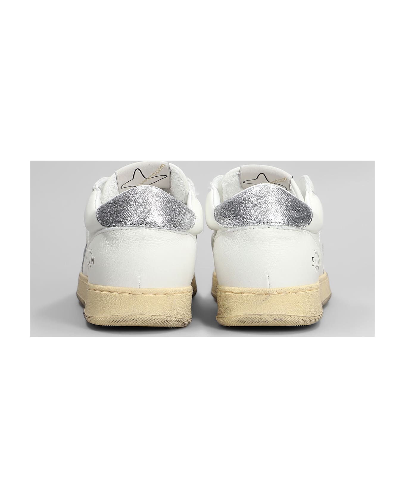 AMA-BRAND Sneakers In White Leather - white