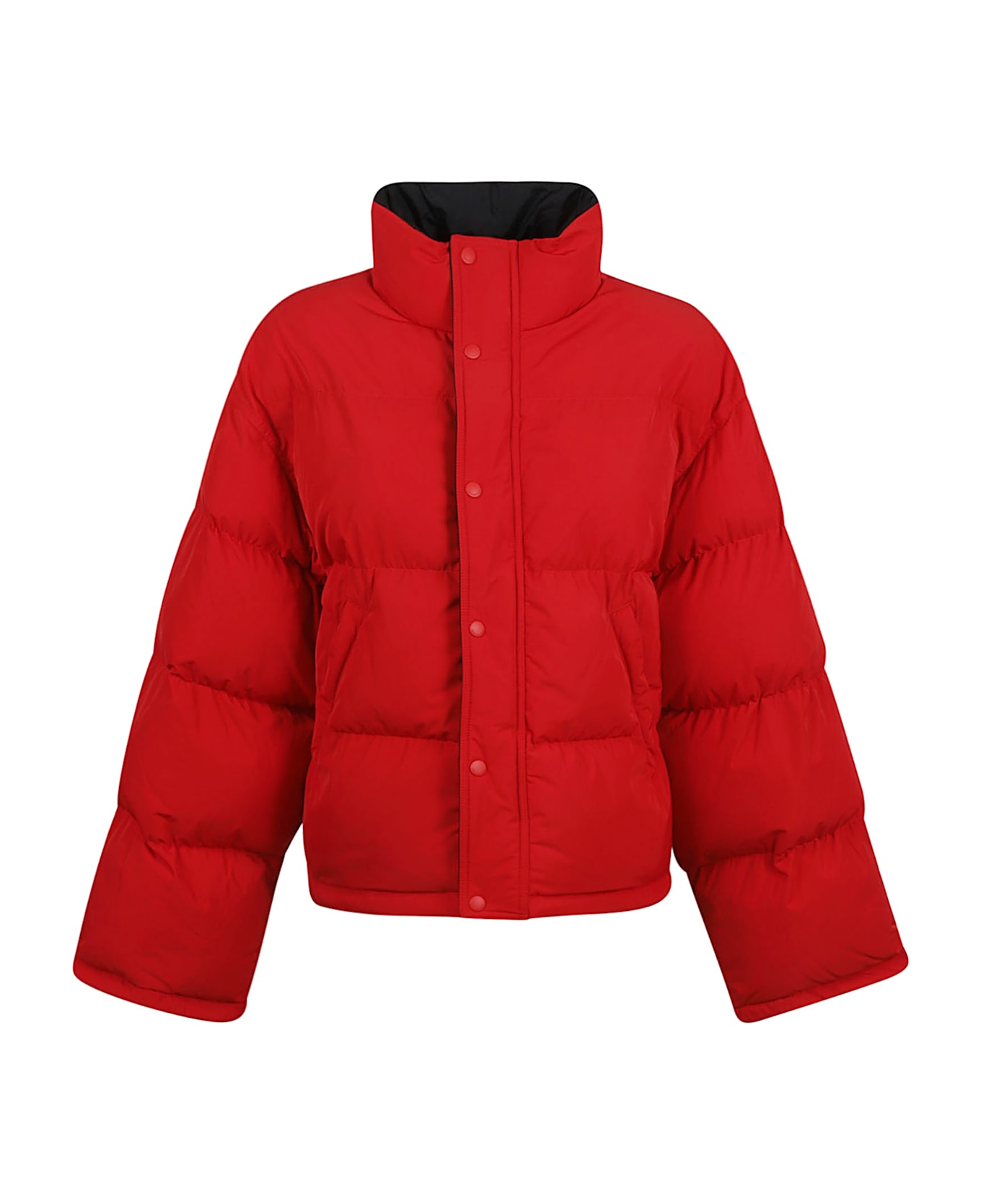 Balenciaga Reversible Padded Jacket - Red/Black