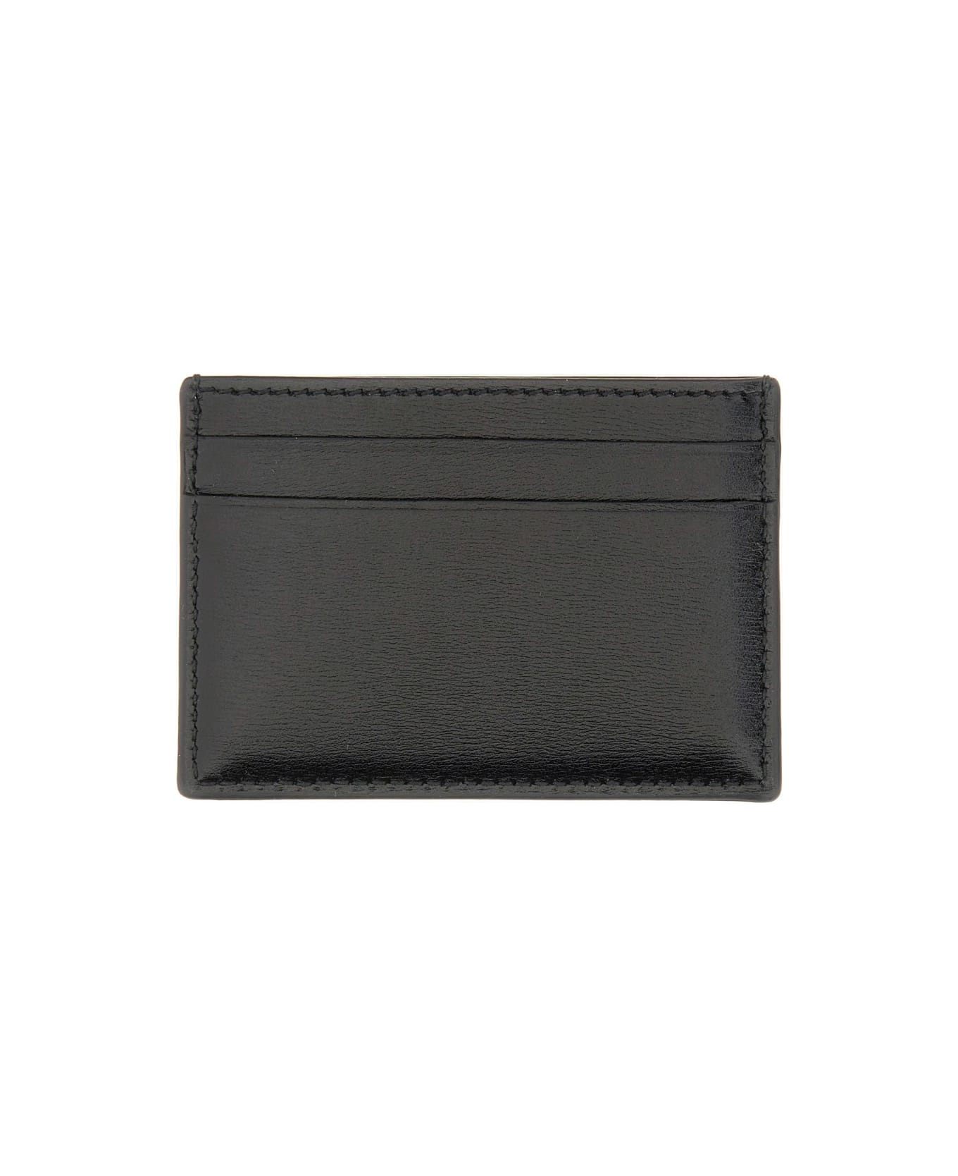 Alexander McQueen Card Holder With Logo - BLACK
