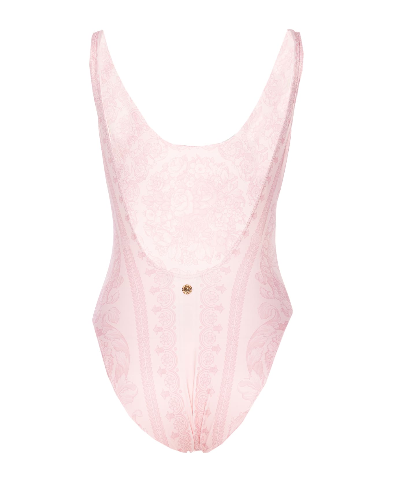 Versace Barocco Print Swimwear One-piece - Pink