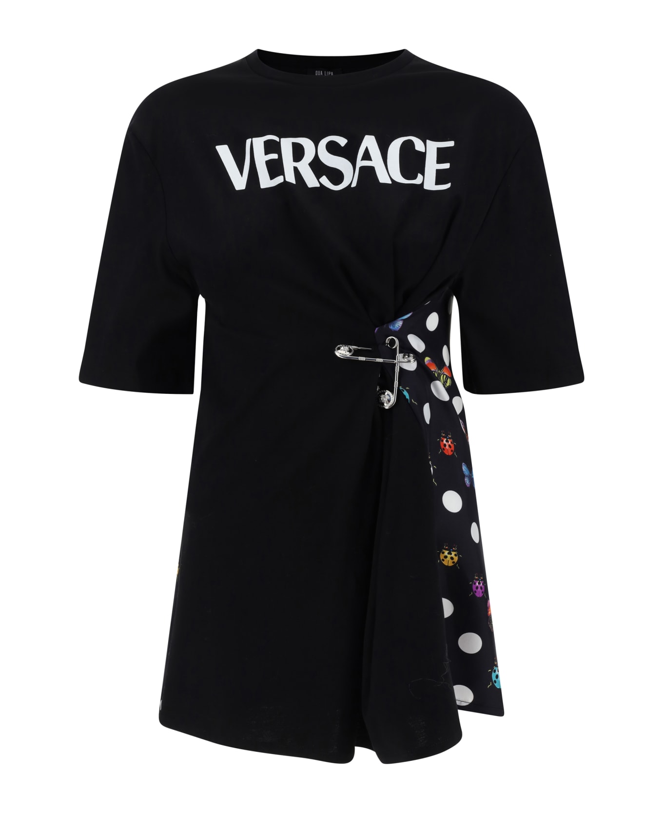 Versace Dua Lipa X Versace T-shirt - Nero+multicolor