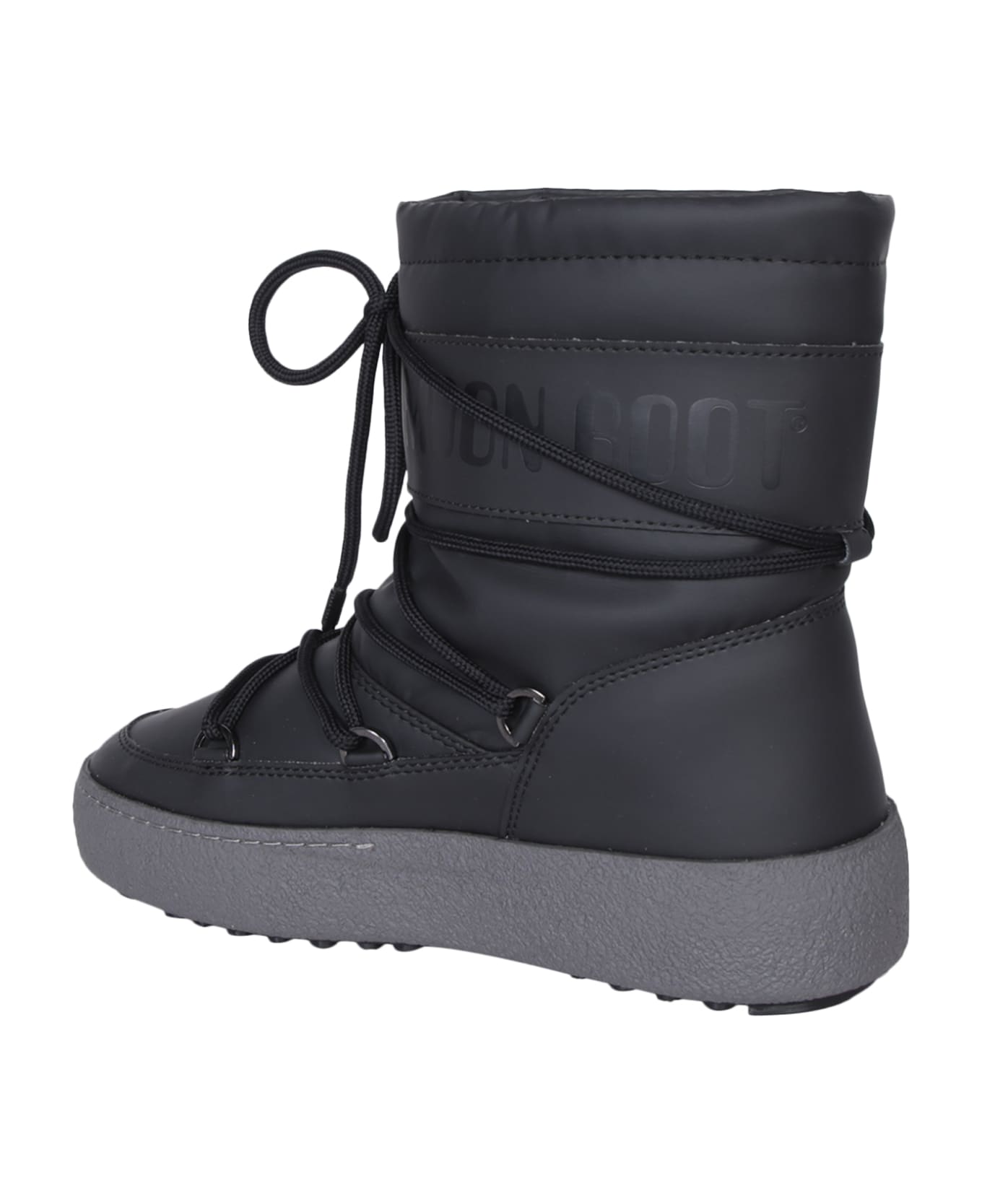 Moon Boot Mtrack Tube Black Ankle Boot - Black ブーツ
