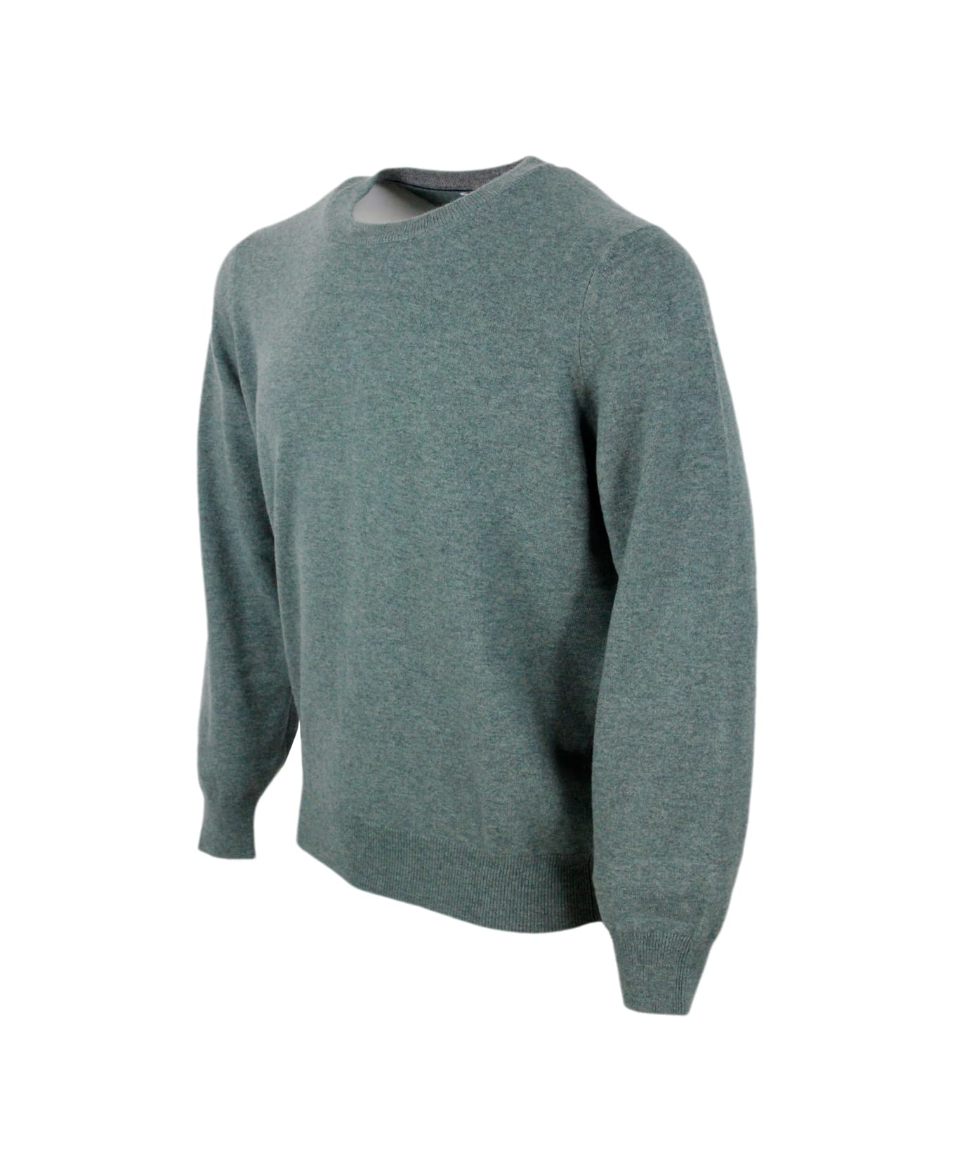 Brunello Cucinelli Cashmere Crewneck Sweater - Green ニットウェア