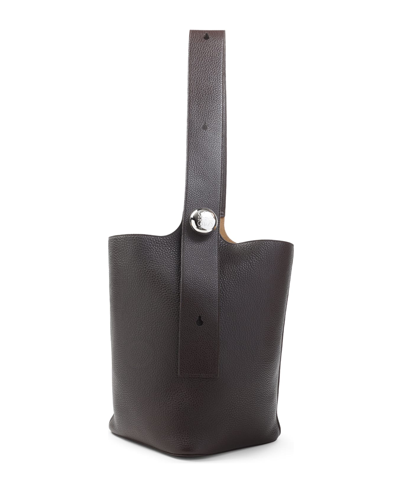 Loewe Pebble Large Bucket Bag - Oxblood