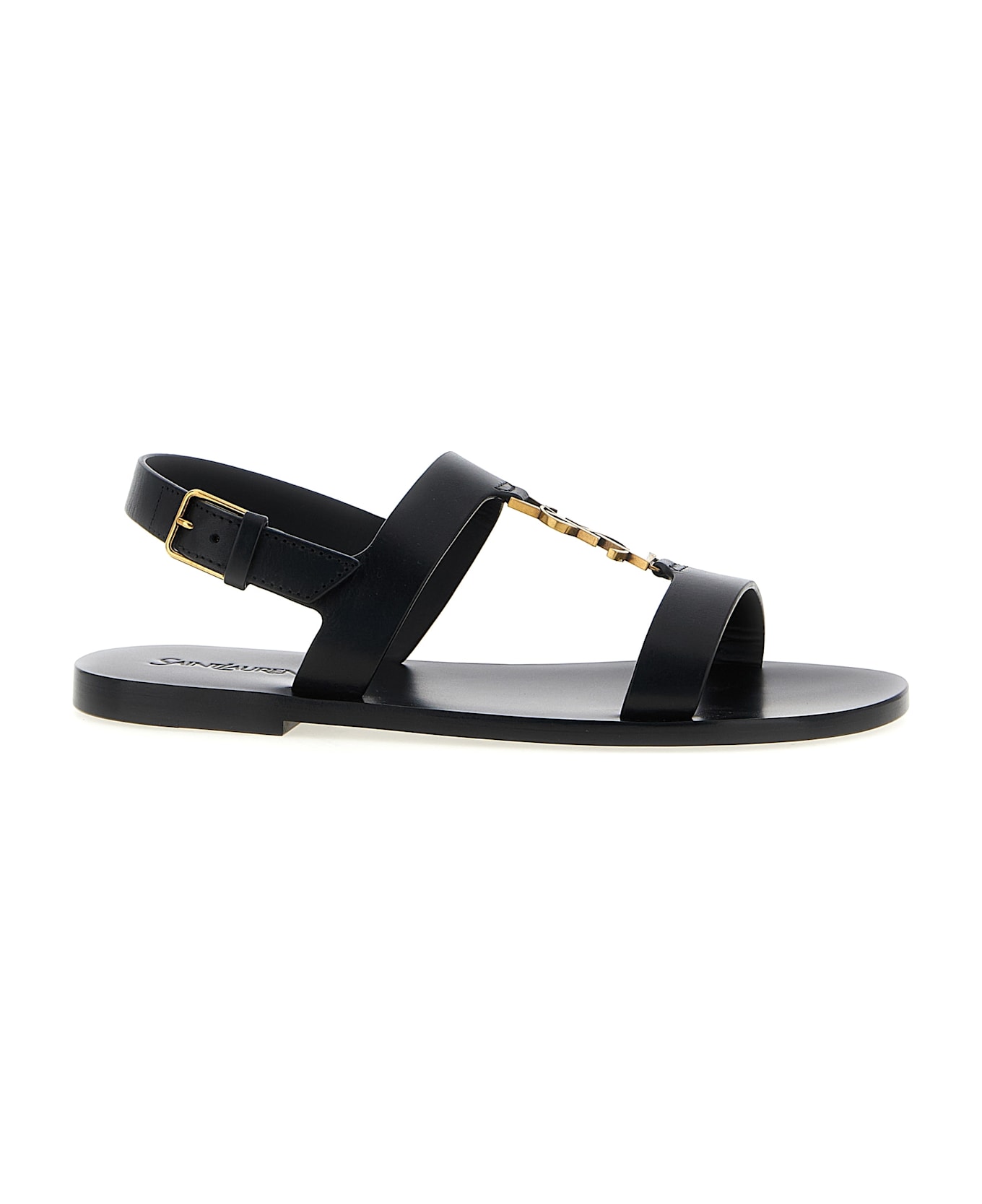 Saint Laurent 
cassandre
 Sandals - Black  