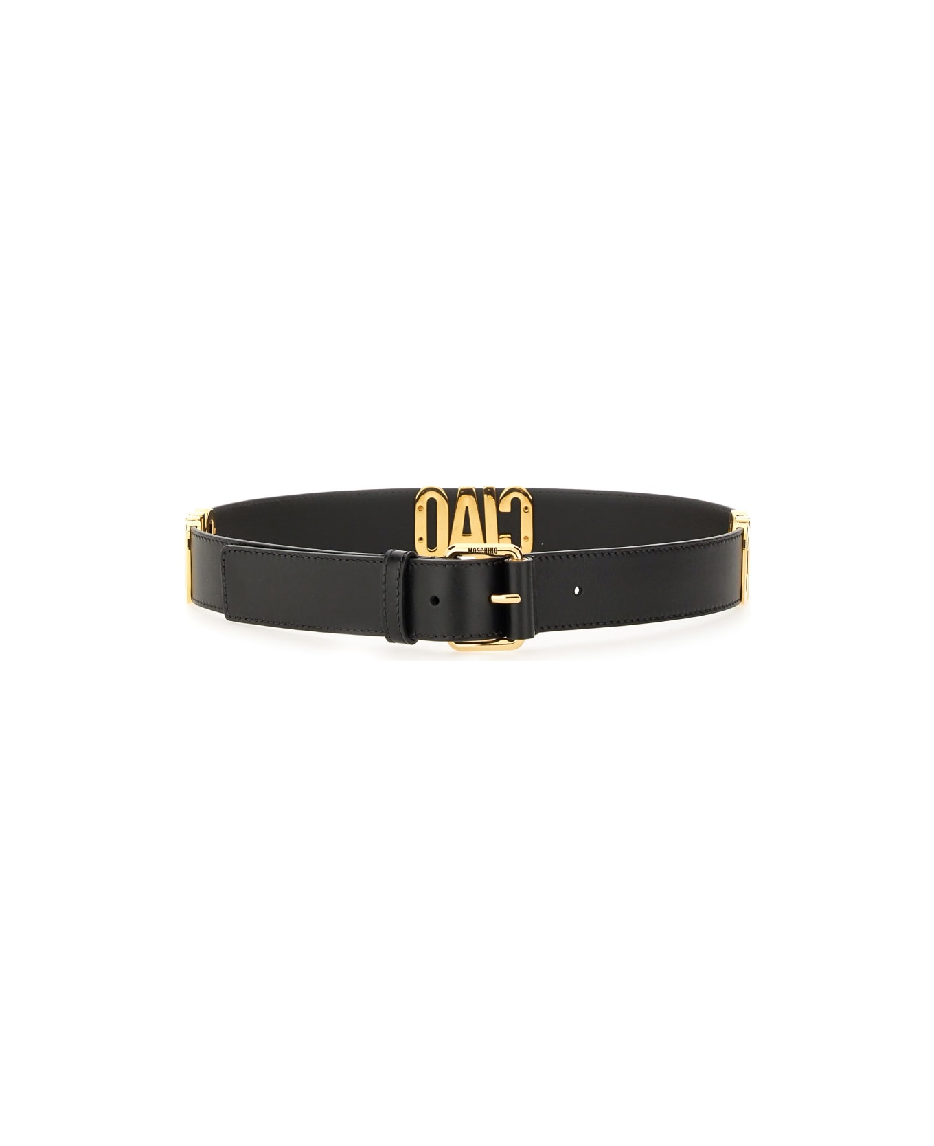 Moschino "hello" Belt - BLACK
