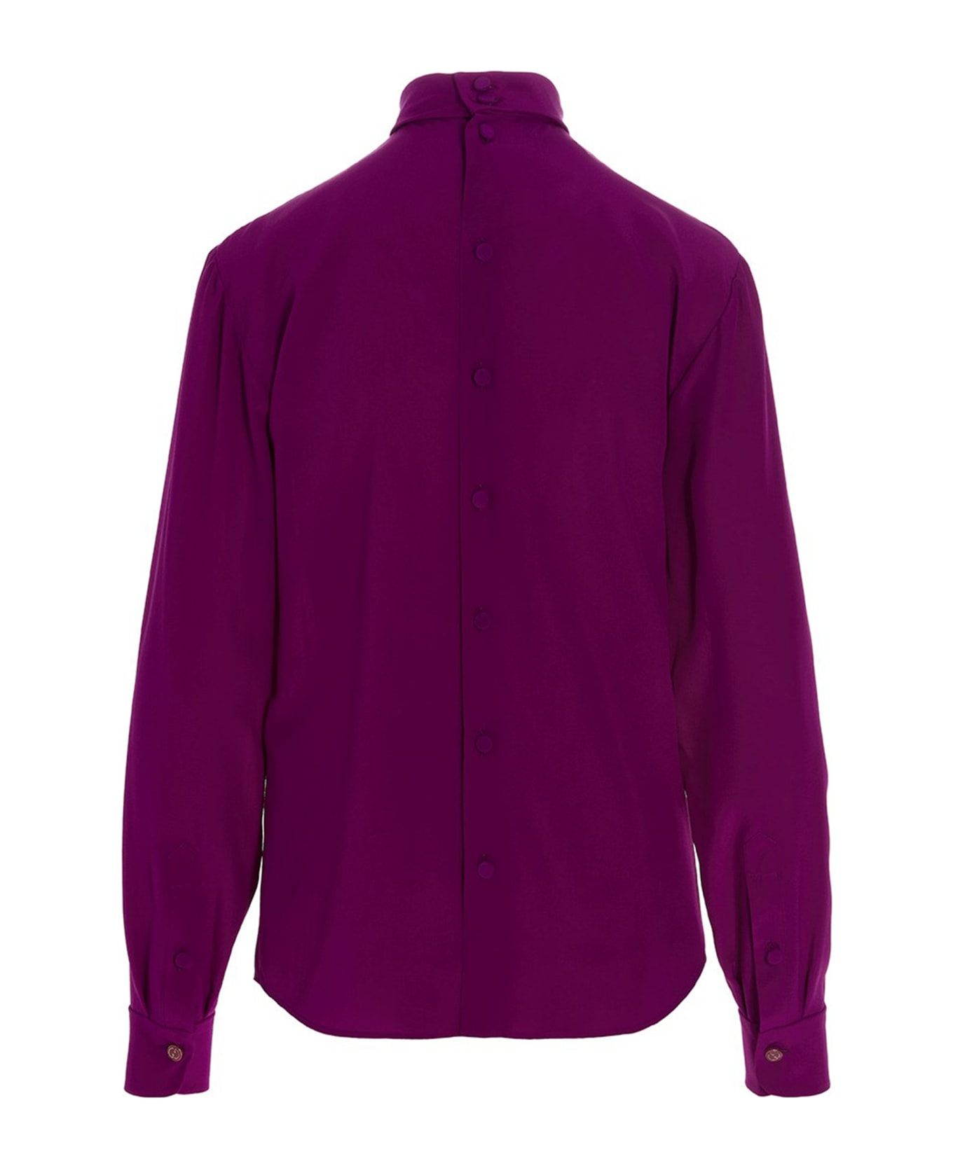 Gucci Crêpe De Chine Shirt - Purple