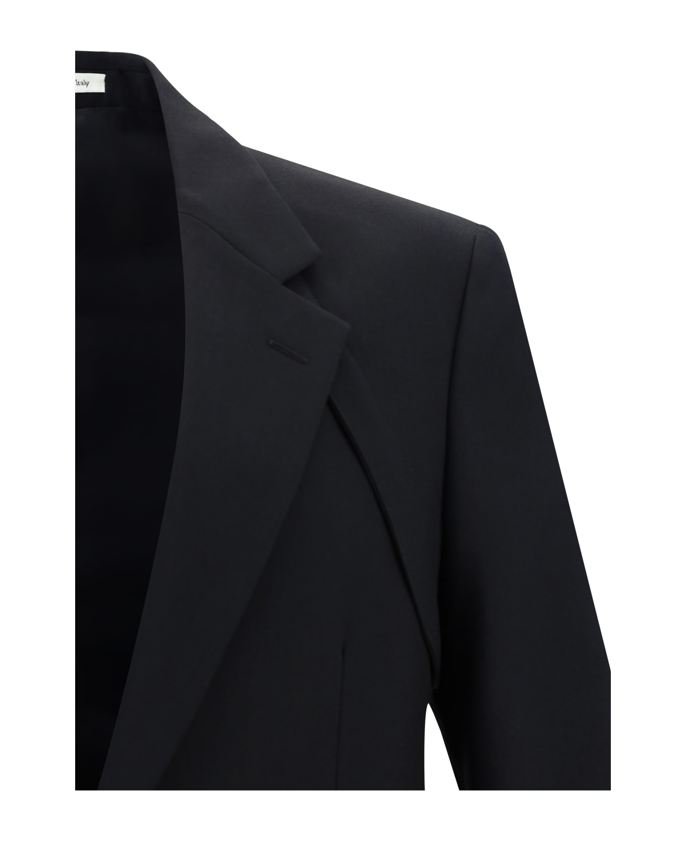 Alexander McQueen Wool Gabardine Harness Jacket - Black ブレザー