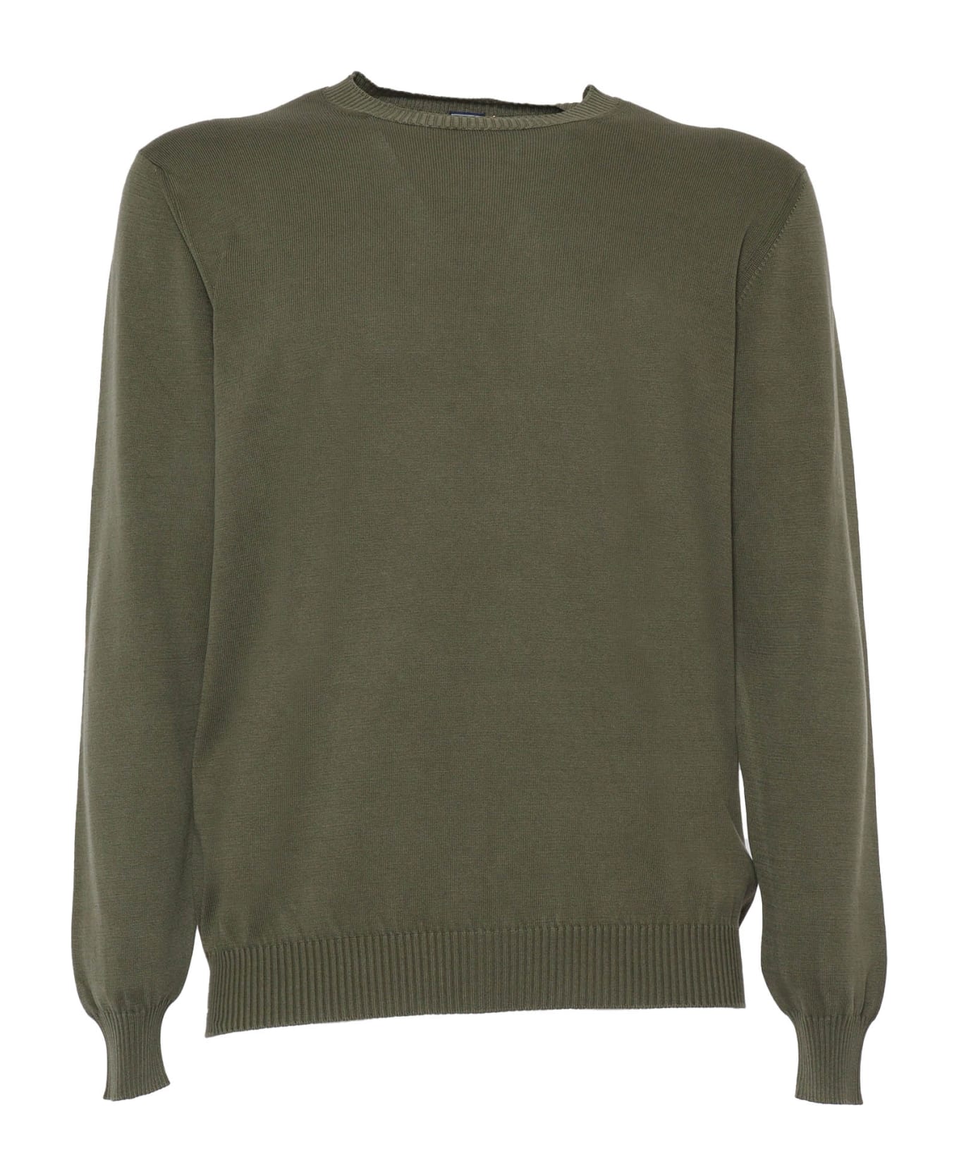 Fedeli Green Giza Light Frosted Sweater - GREEN