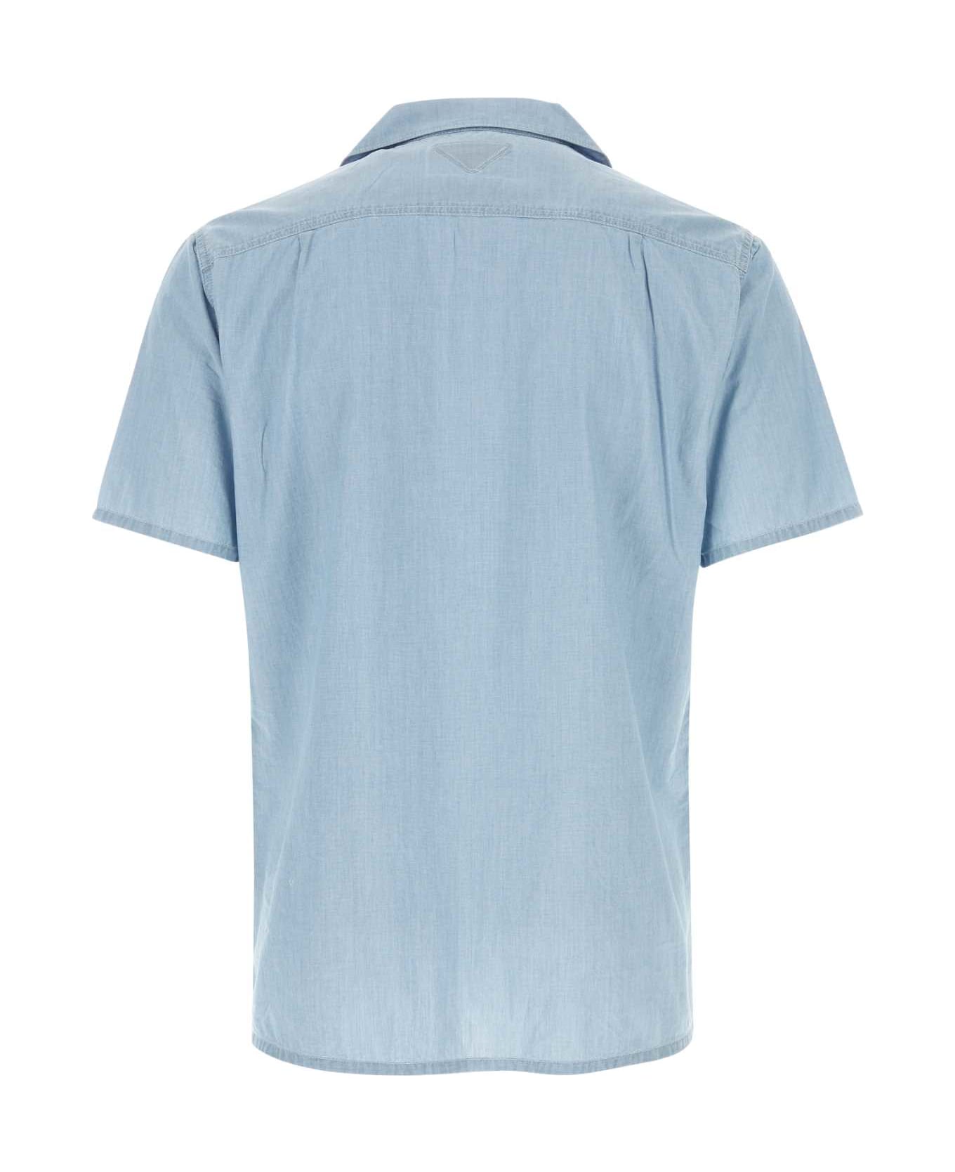Prada Light-blue Cotton Shirt - SKY