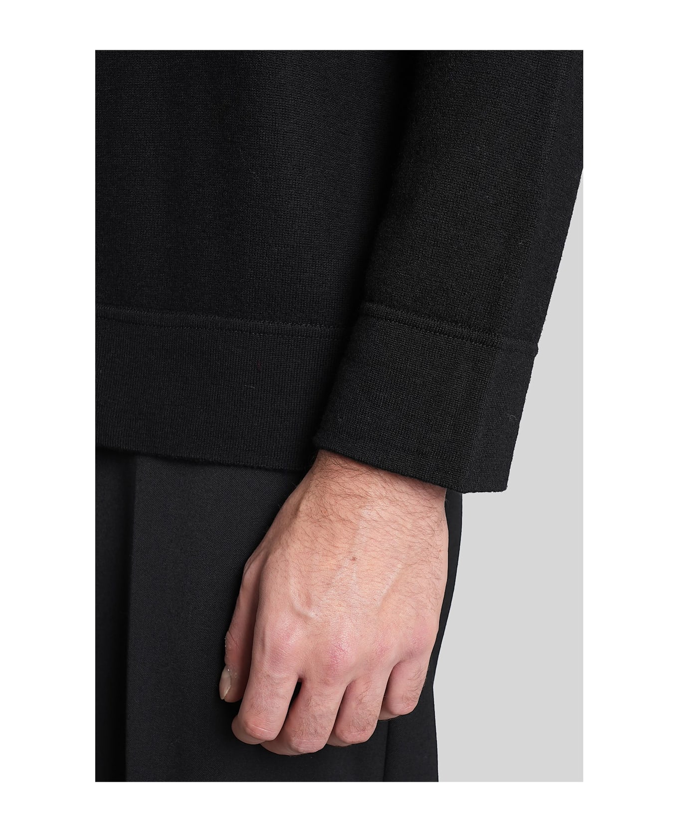 Mauro Grifoni Knitwear In Black Wool - black