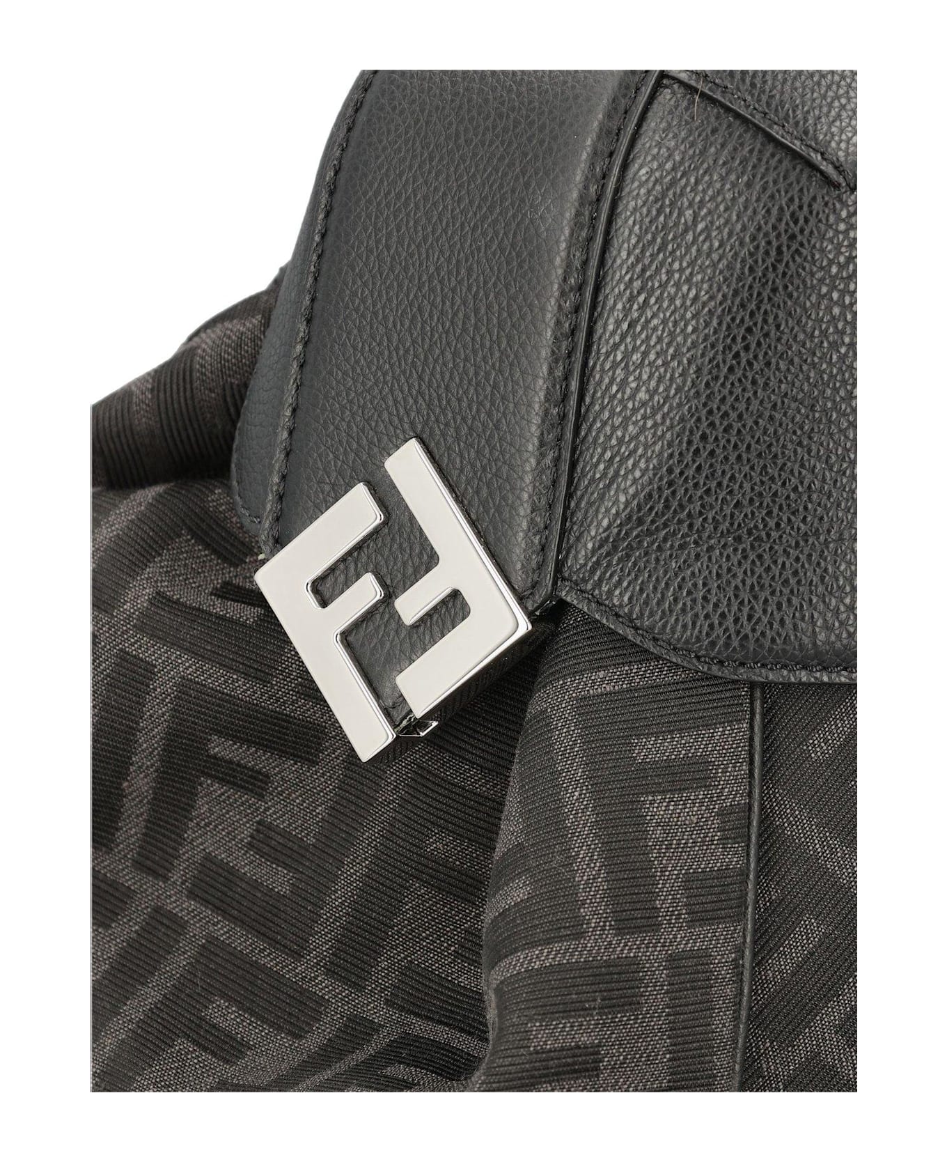 Fendi Ff Jacquard Drive Backpack