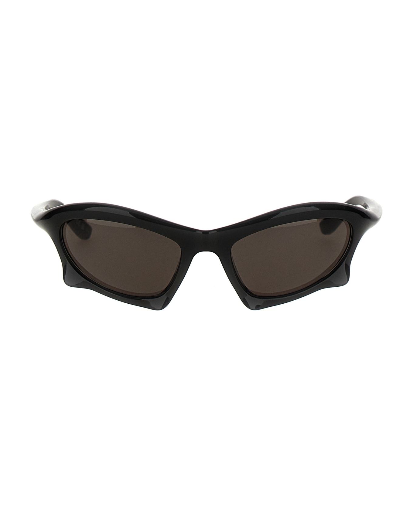 Balenciaga Eyewear 'bat Rectangle' Sunglasses - Black