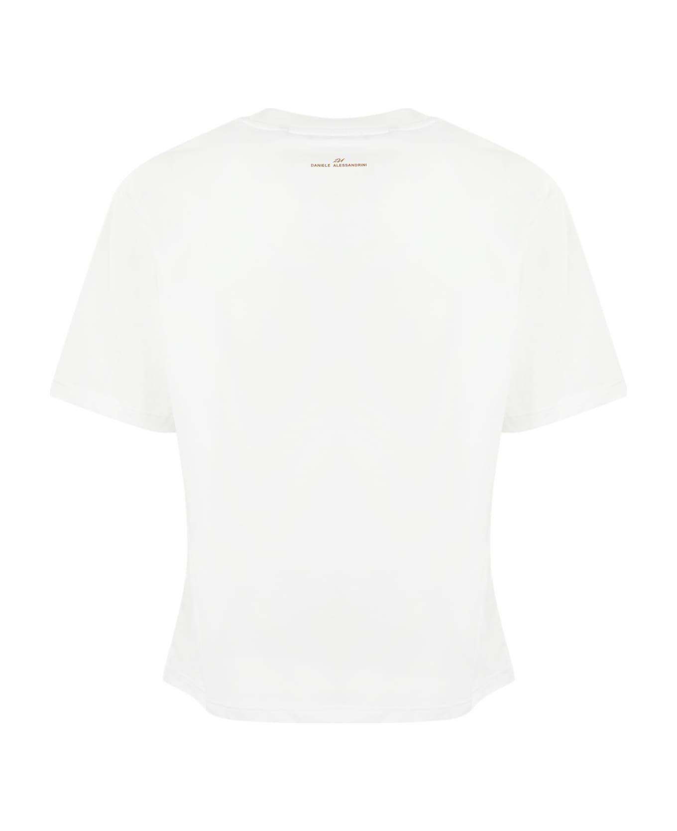 Daniele Alessandrini T-shirt With Pocket - Bianco