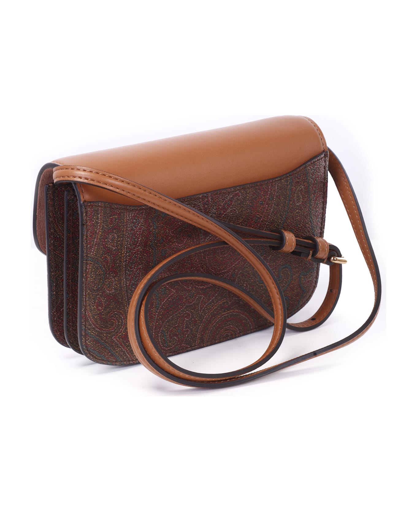 Etro Bags.. Leather Brown - Leather Brown トートバッグ